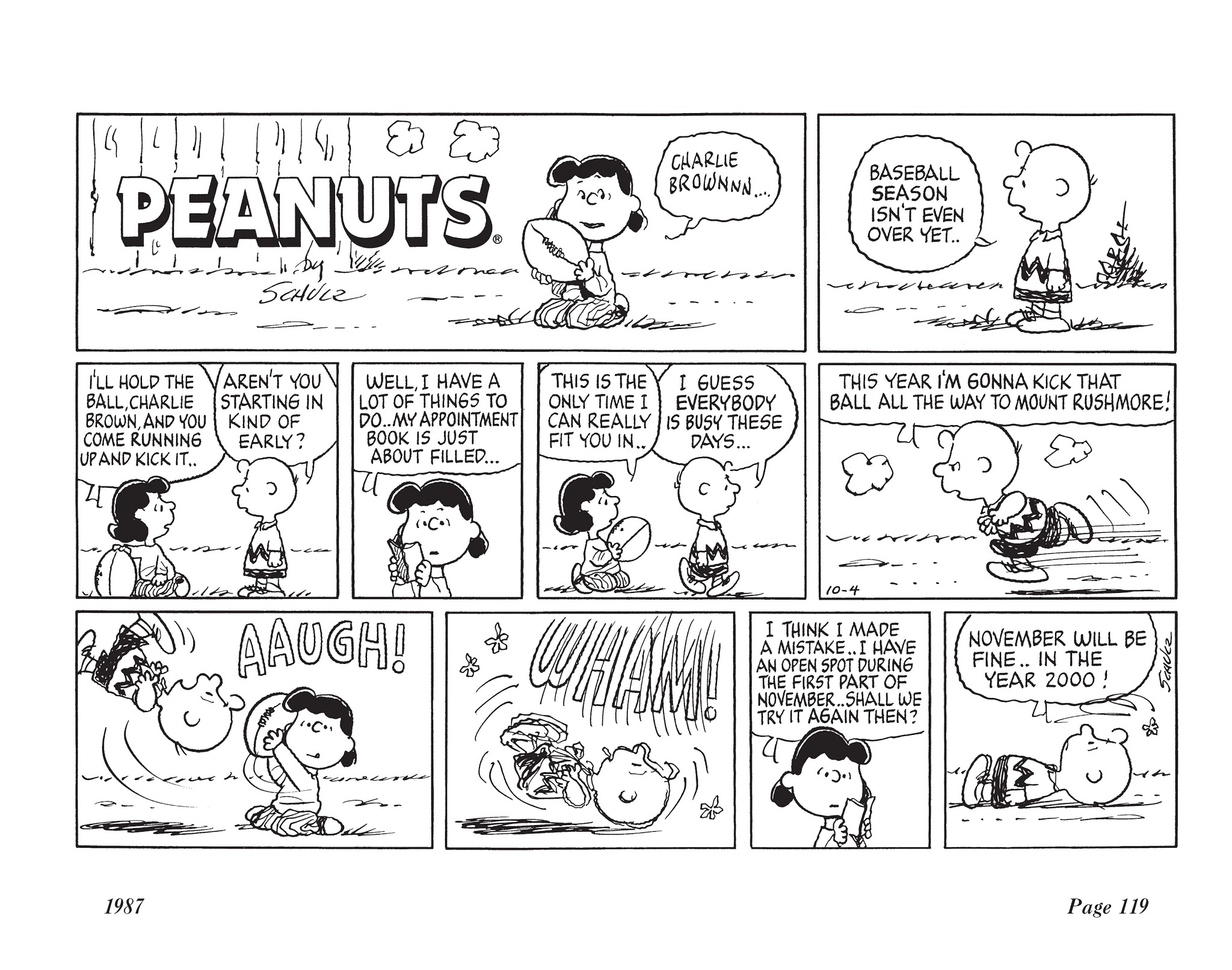 Read online The Complete Peanuts comic -  Issue # TPB 19 - 134