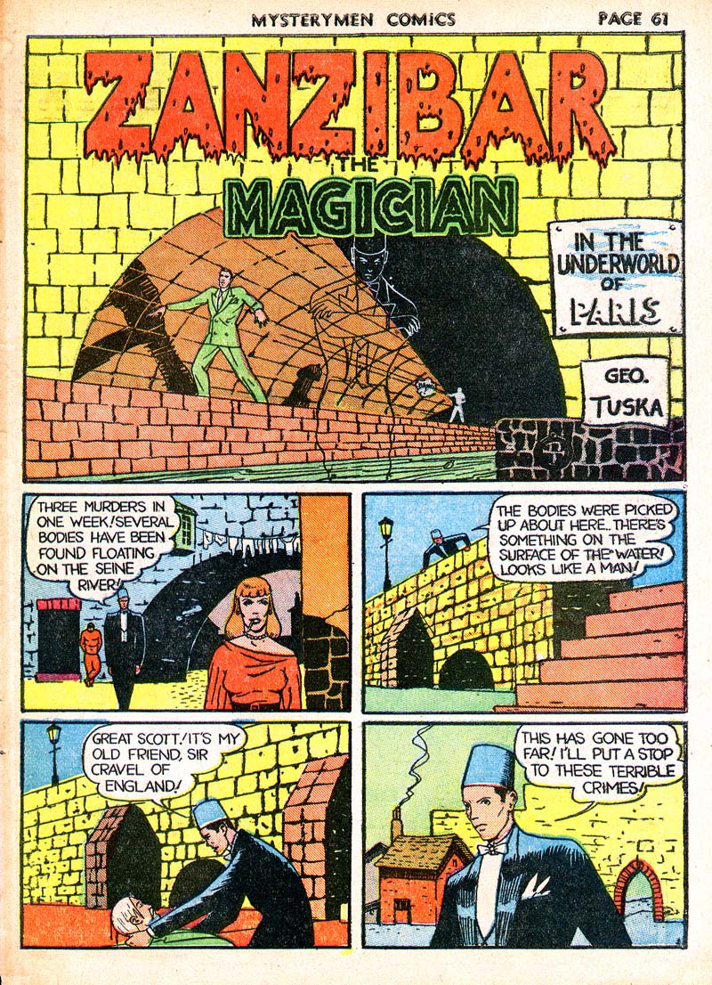 Read online Mystery Men Comics comic -  Issue #4 - 63