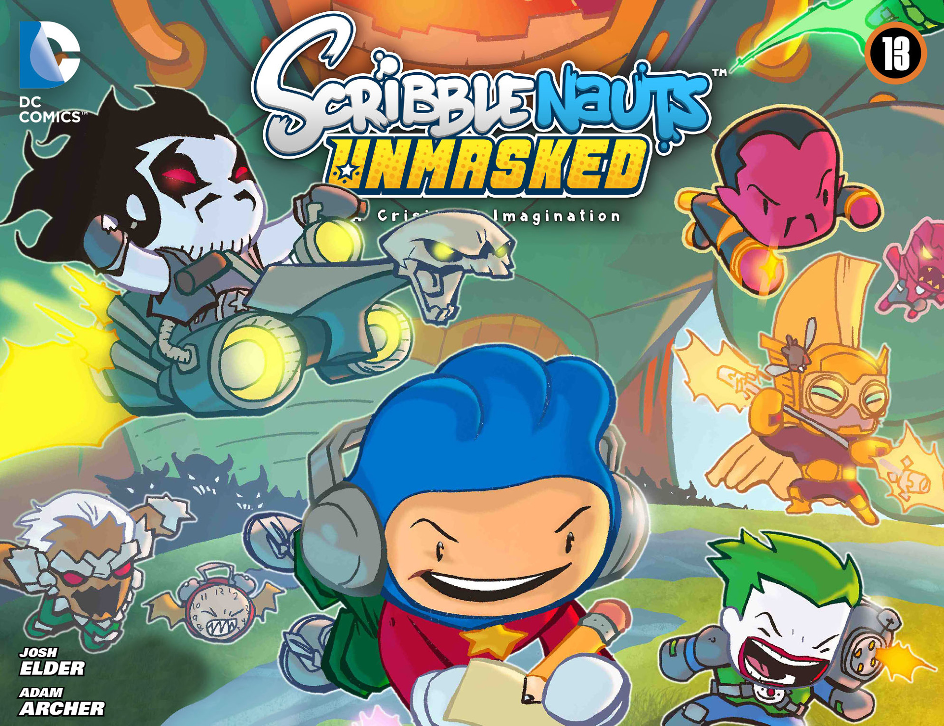Read online Scribblenauts Unmasked: A Crisis of Imagination comic -  Issue #13 - 1