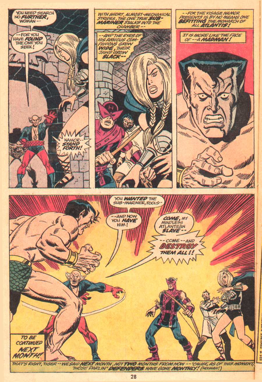 Read online The Defenders (1972) comic -  Issue #7 - 20