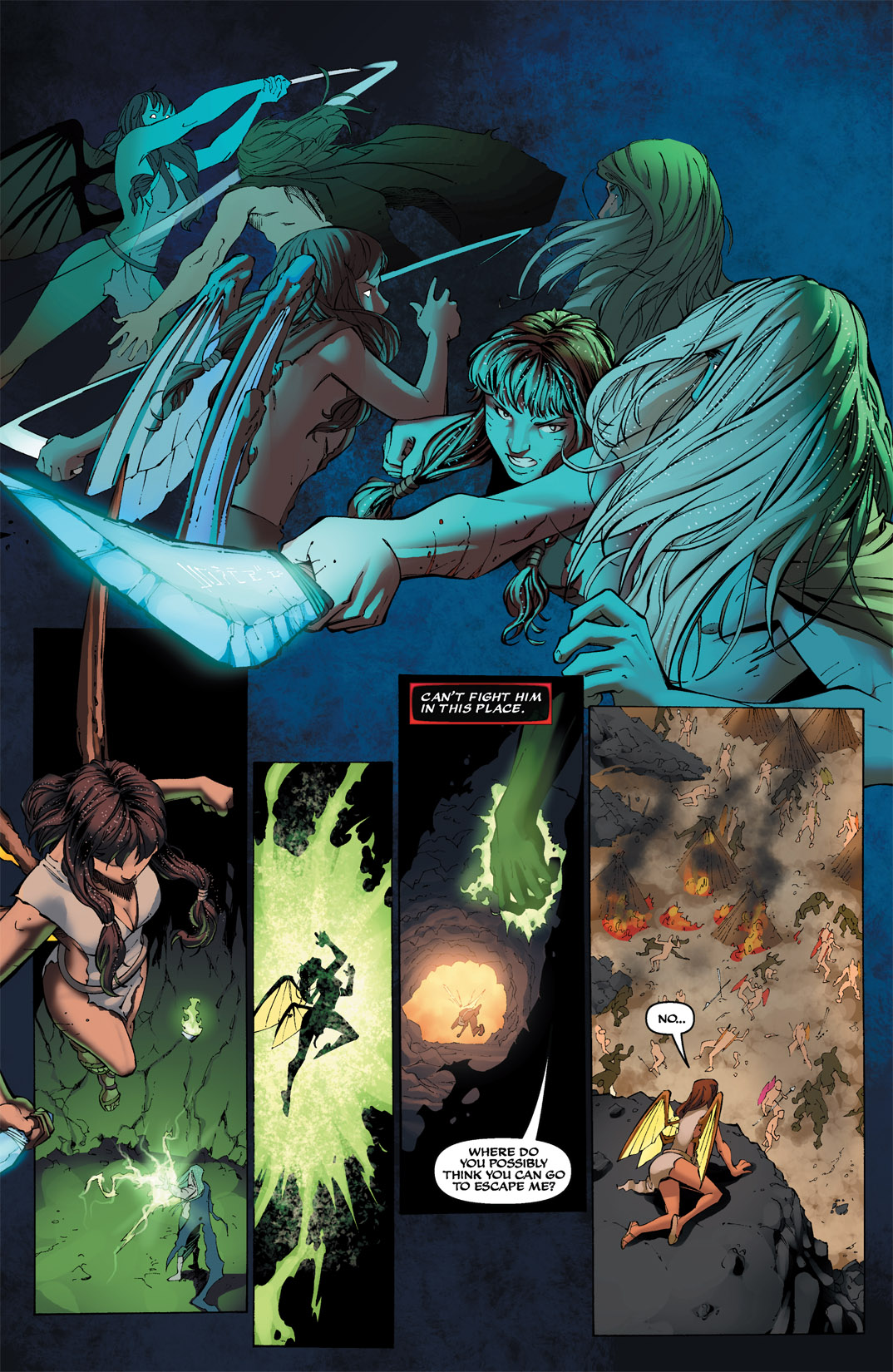 Read online Michael Turner's Soulfire: Chaos Reign comic -  Issue #3 - 13