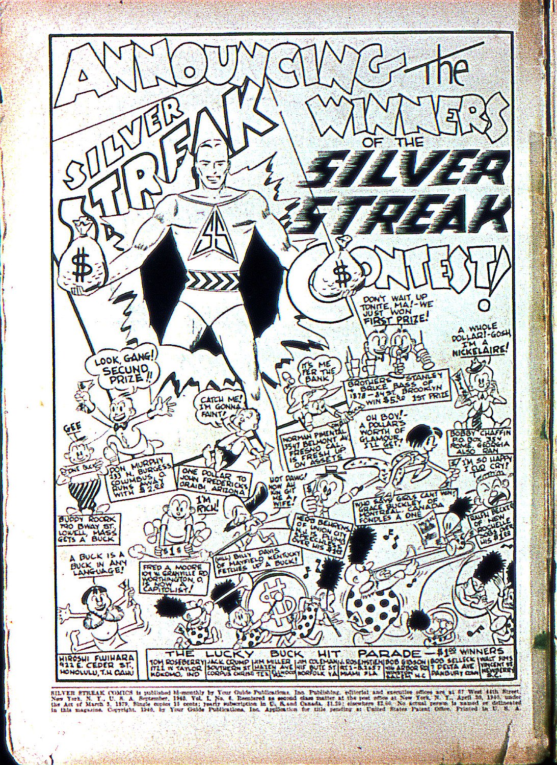 Read online Silver Streak Comics comic -  Issue #6 - 2