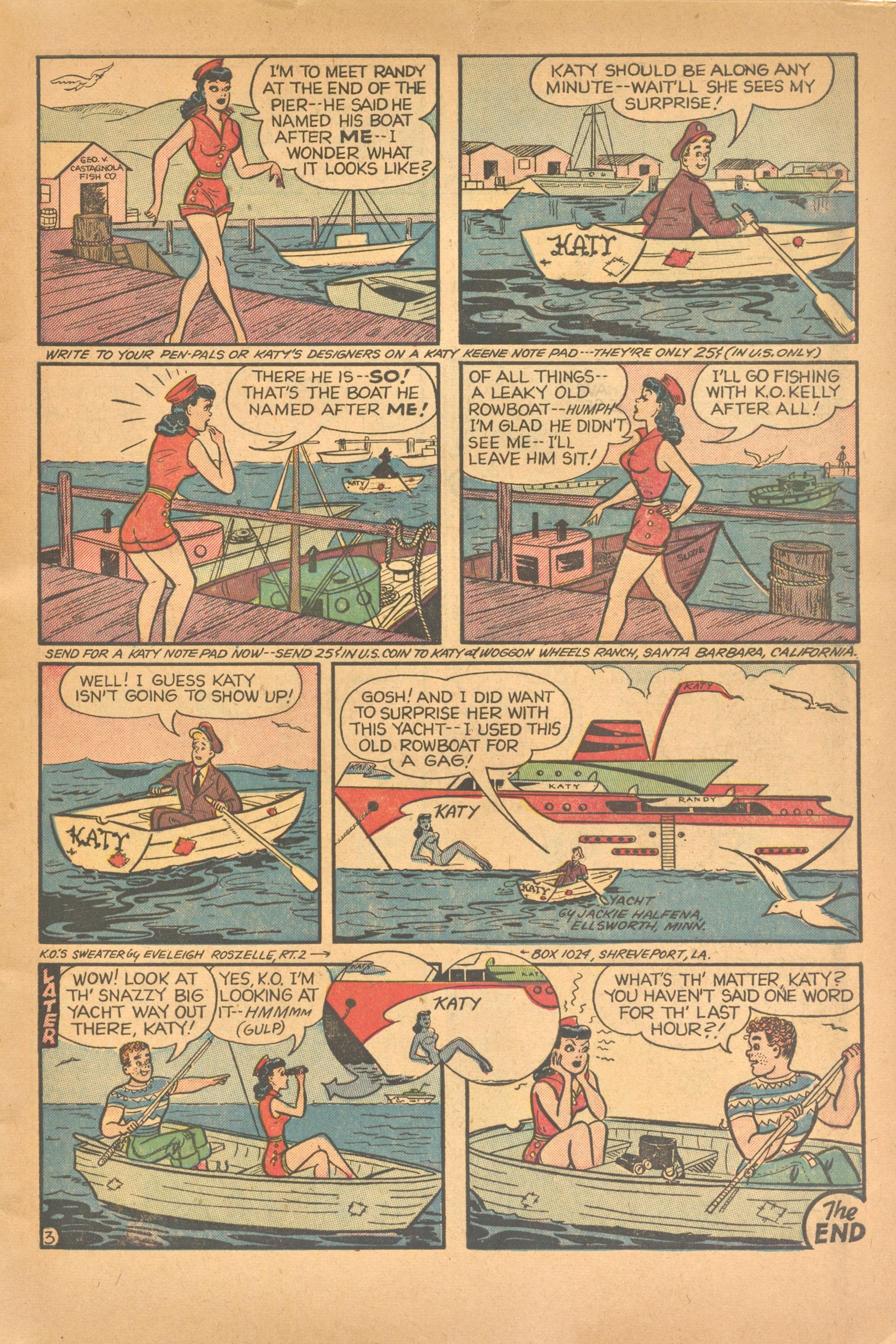 Read online Katy Keene (1949) comic -  Issue #19 - 5