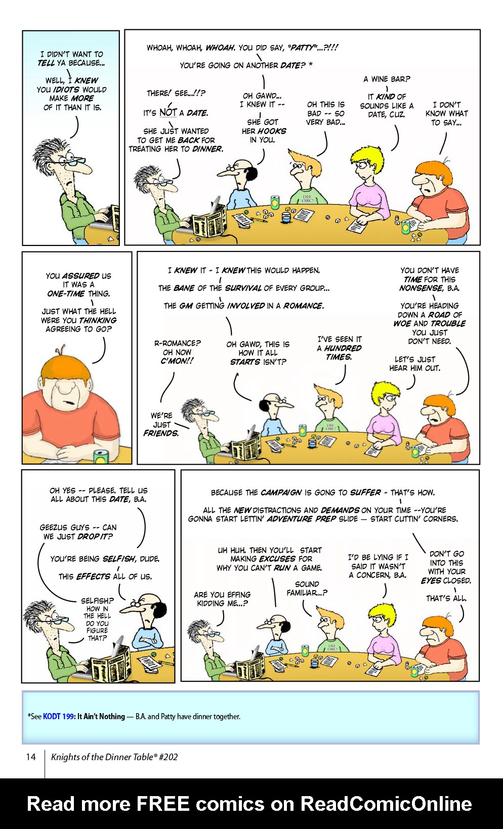 Read online Knights of the Dinner Table comic -  Issue #202 - 16