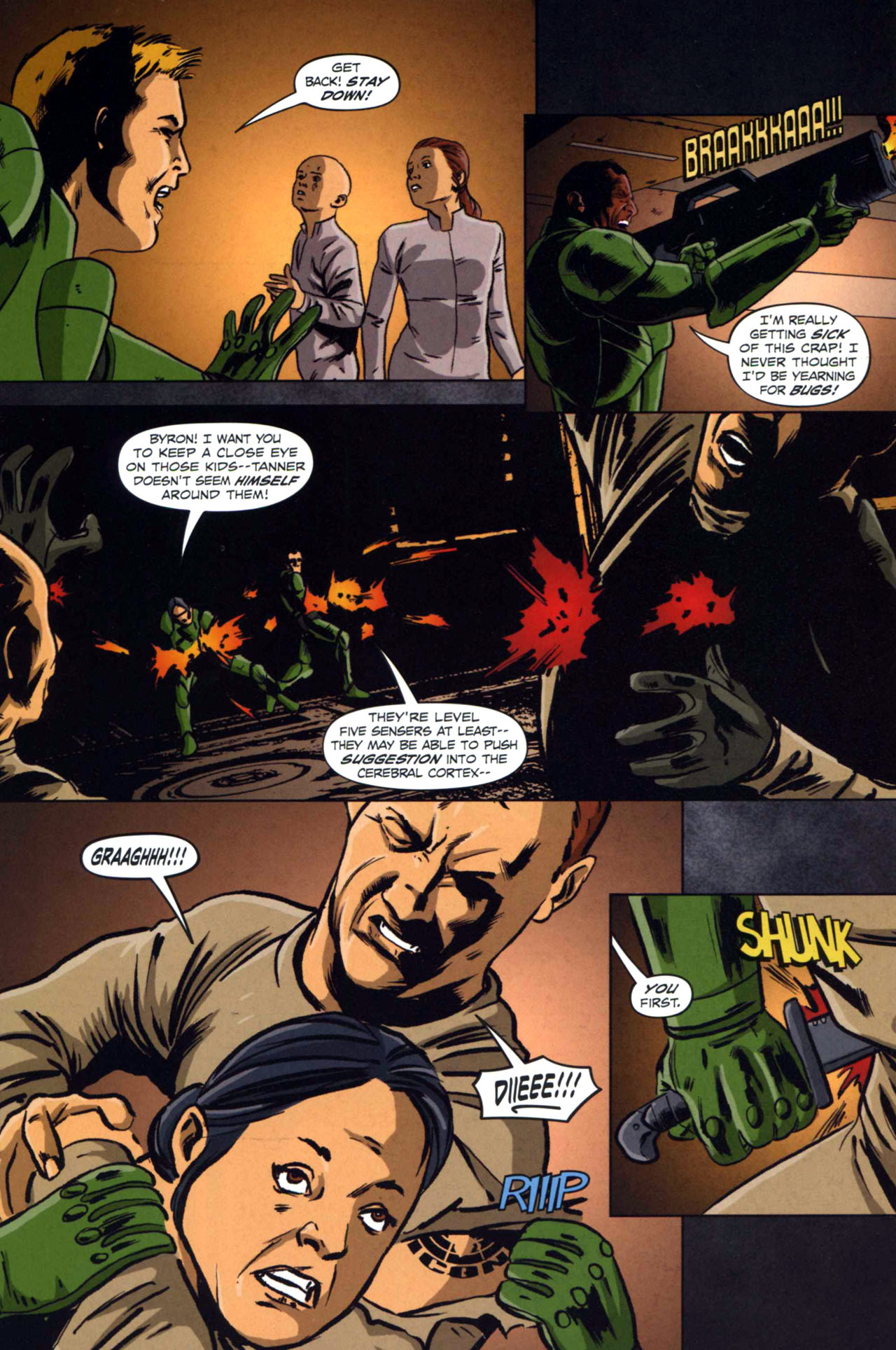 Read online Starship Troopers (2007) comic -  Issue #10 - 14