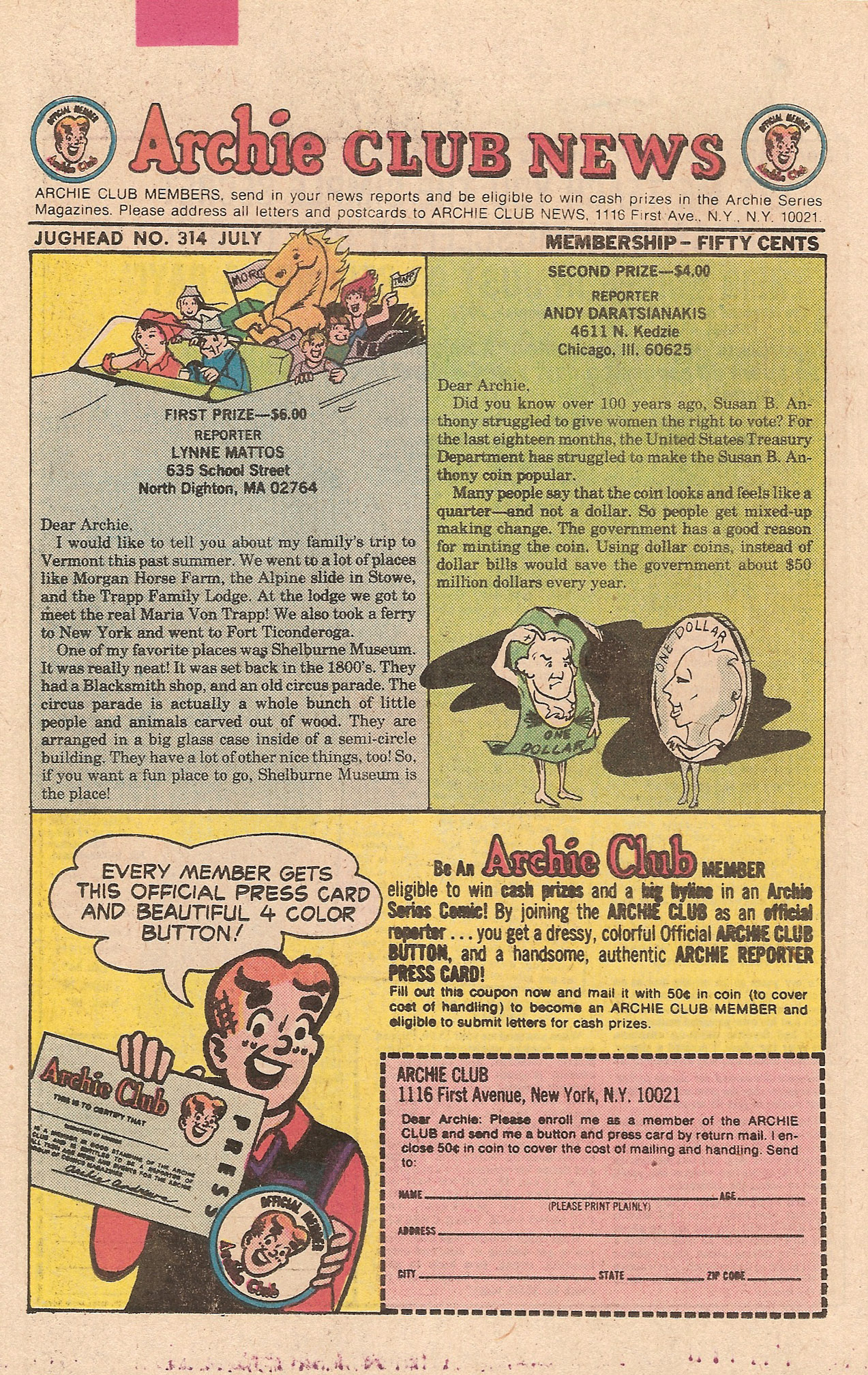 Read online Jughead (1965) comic -  Issue #314 - 26