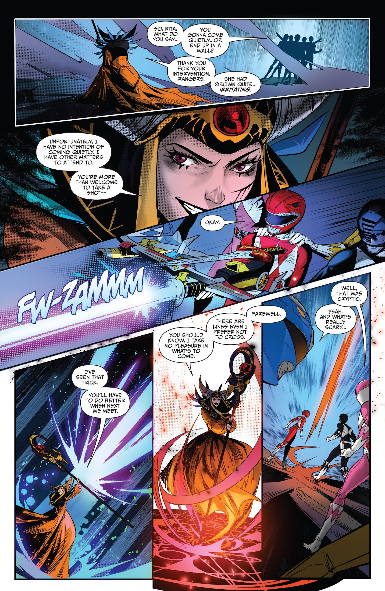 Read online Saban's Go Go Power Rangers comic -  Issue #16 - 16
