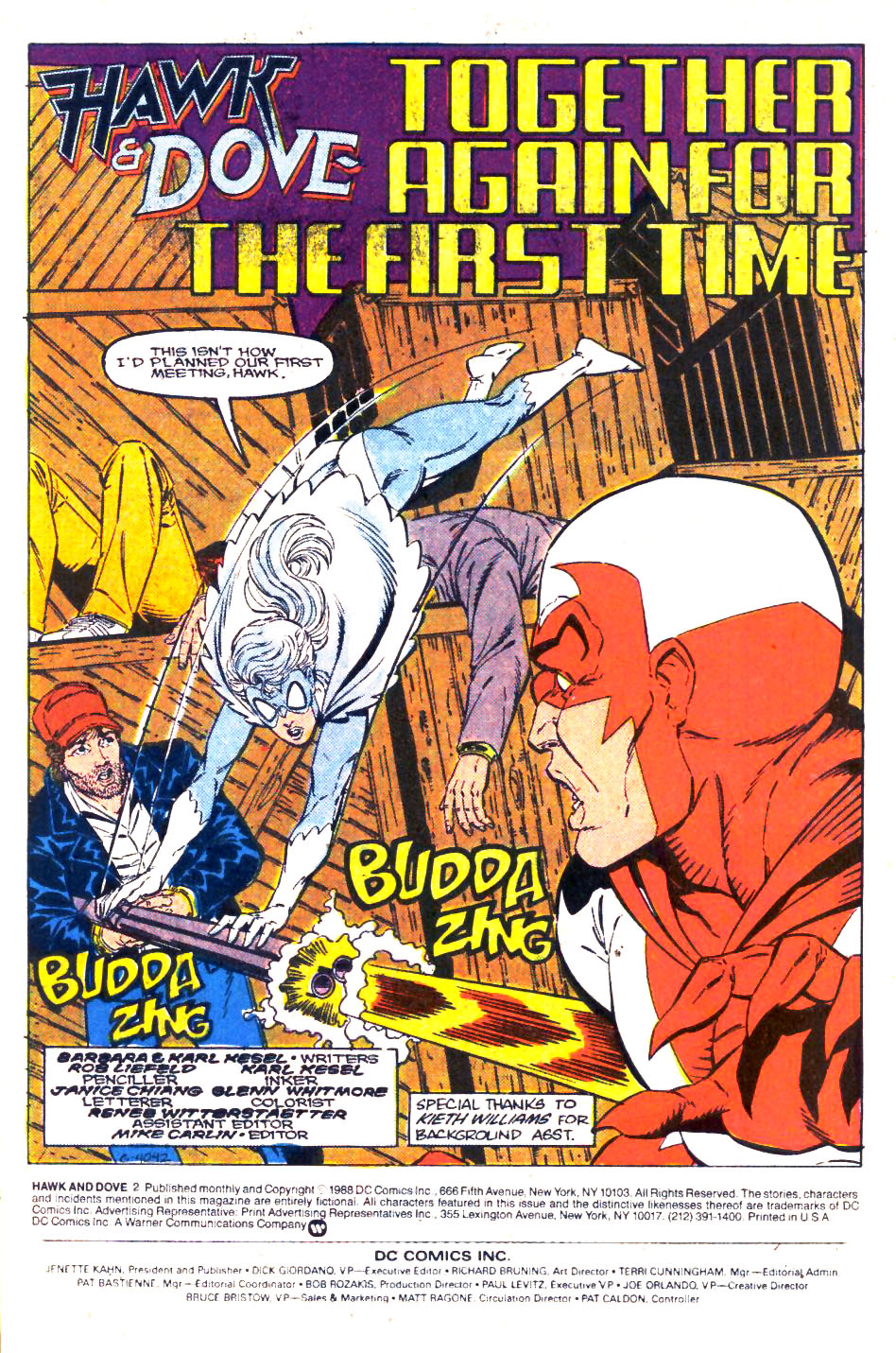 Read online Hawk and Dove (1988) comic -  Issue #2 - 2