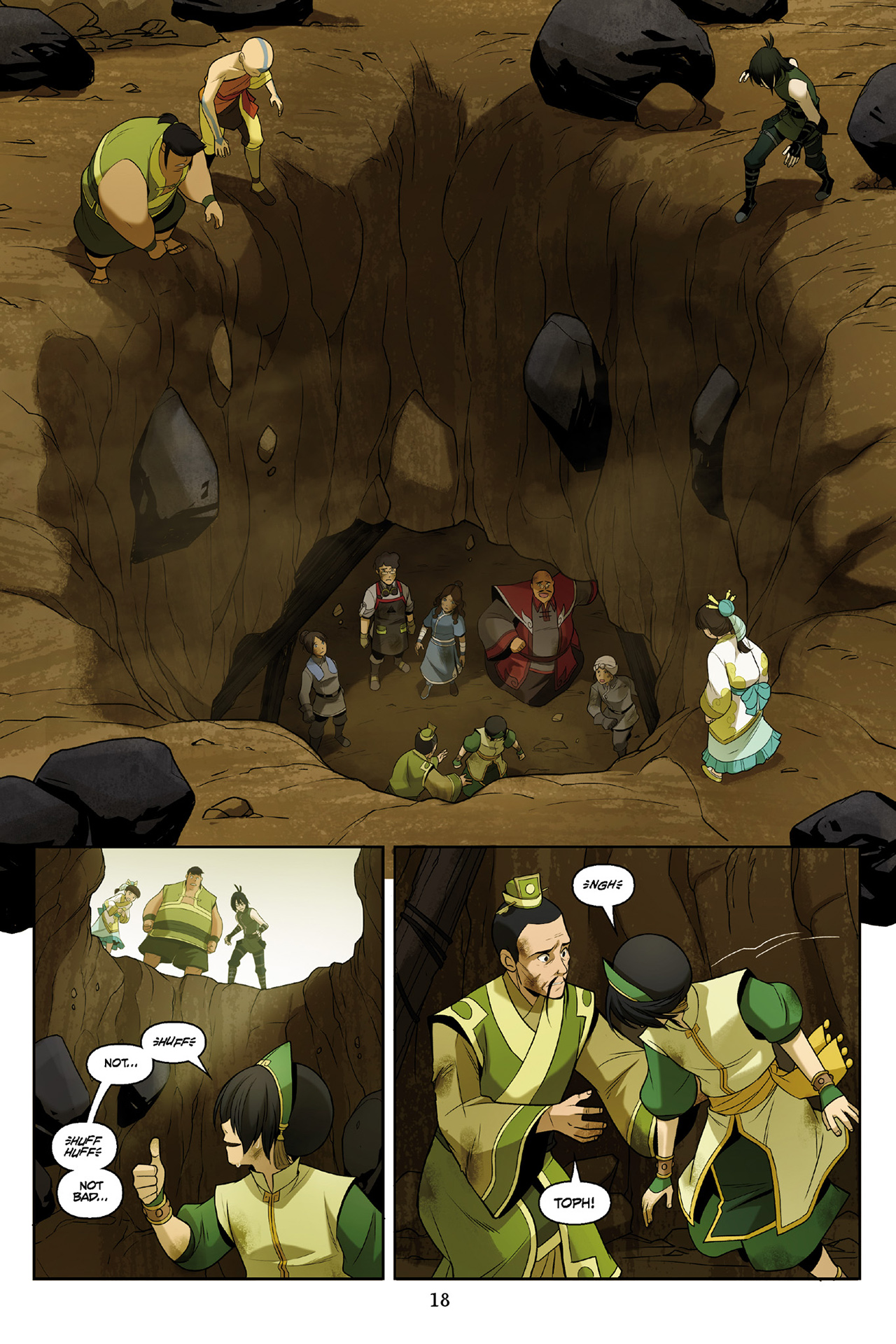 Read online Nickelodeon Avatar: The Last Airbender - The Rift comic -  Issue # Part 3 - 19