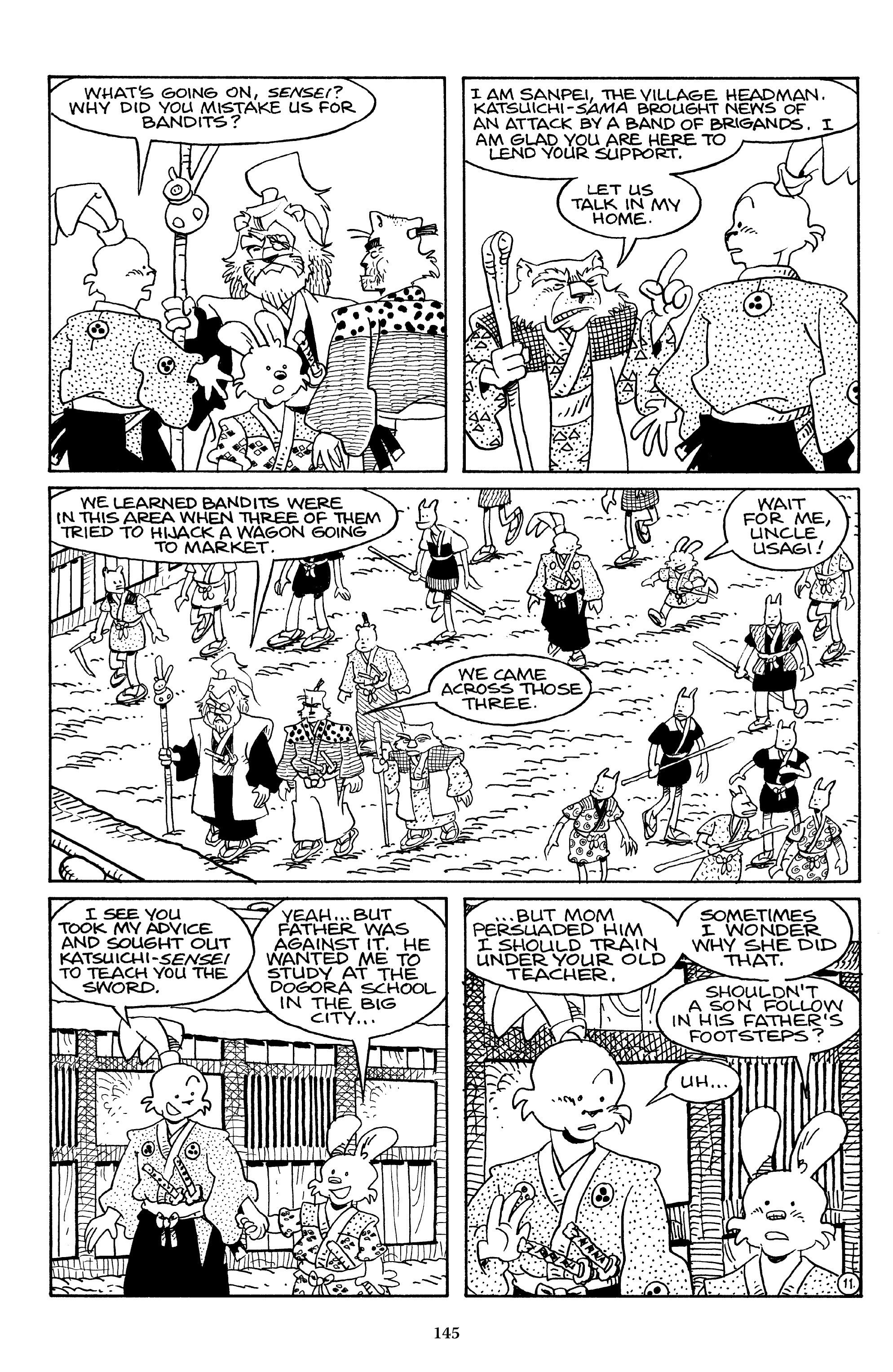 Read online The Usagi Yojimbo Saga comic -  Issue # TPB 4 - 144