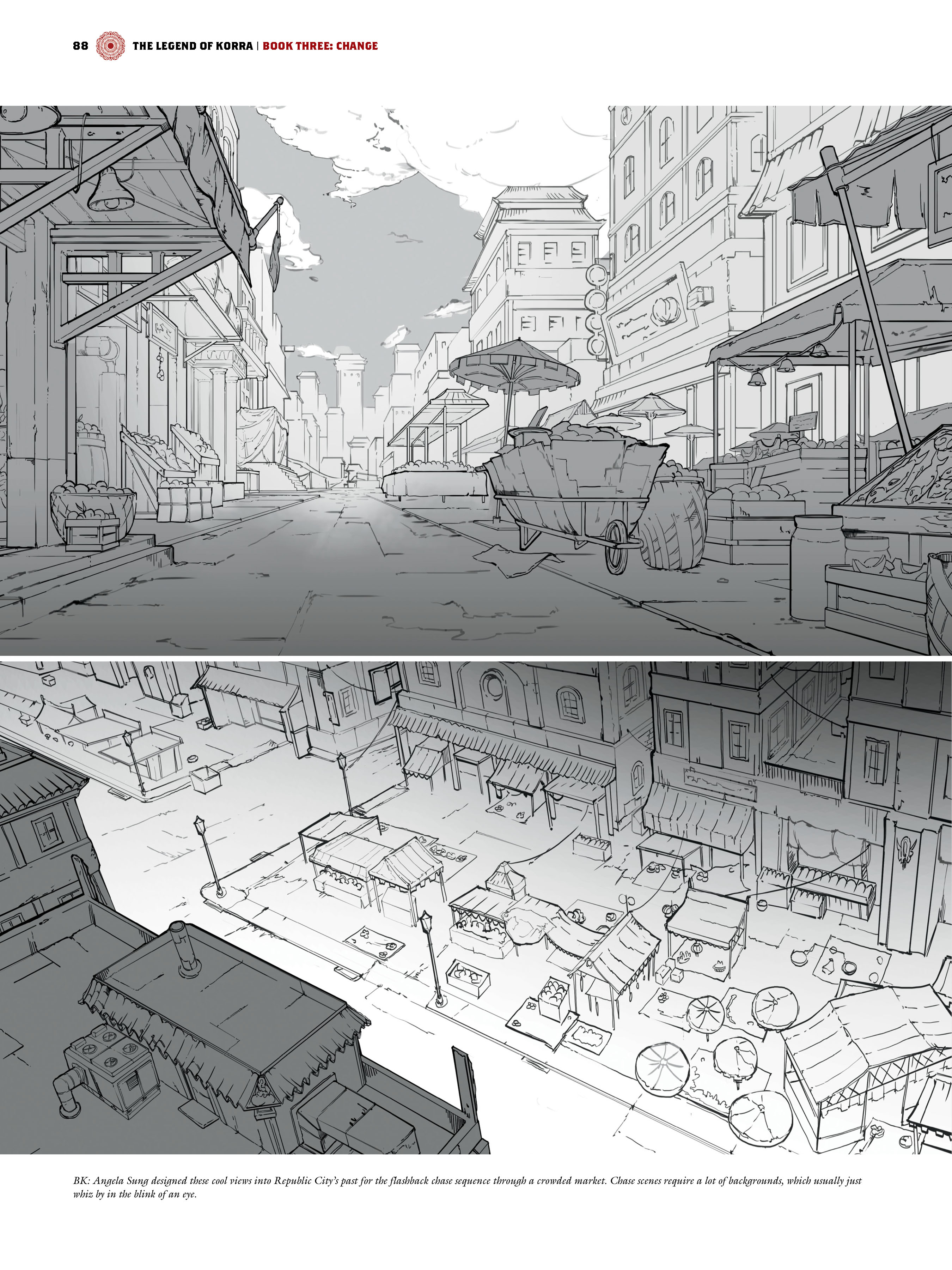 Read online The Legend of Korra: The Art of the Animated Series comic -  Issue # TPB 3 - 89