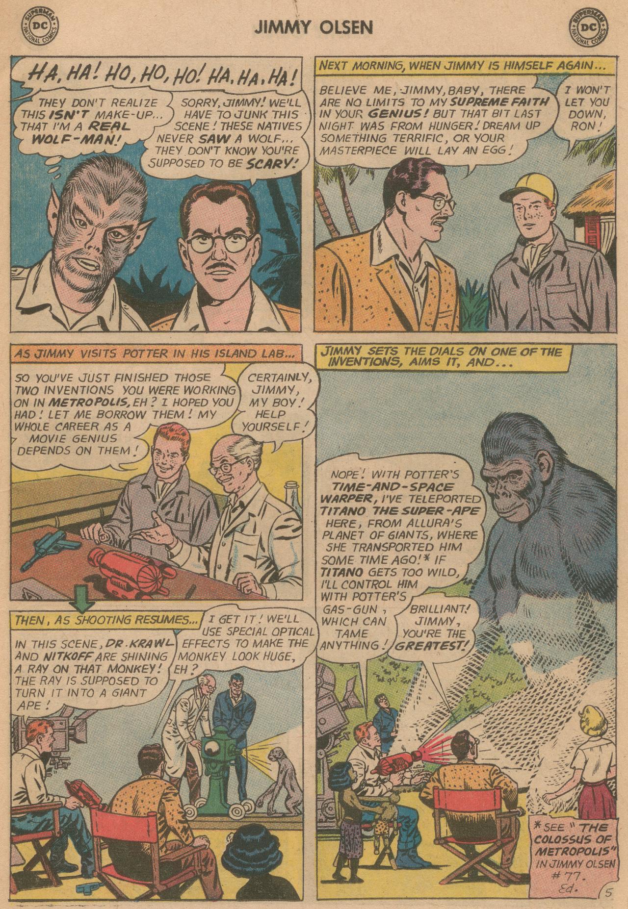 Read online Superman's Pal Jimmy Olsen comic -  Issue #84 - 7