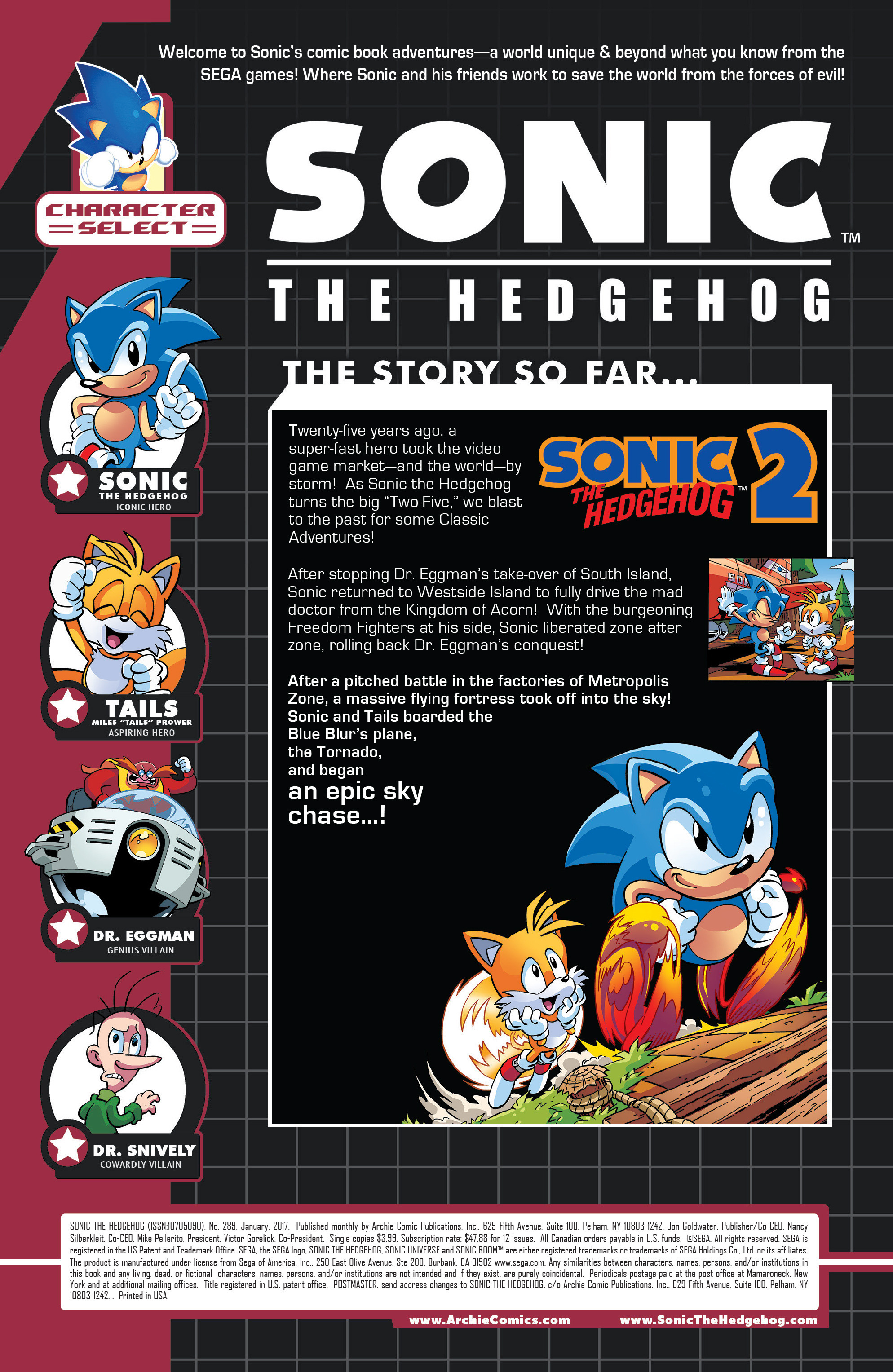 Read online Sonic The Hedgehog comic -  Issue #289 - 2