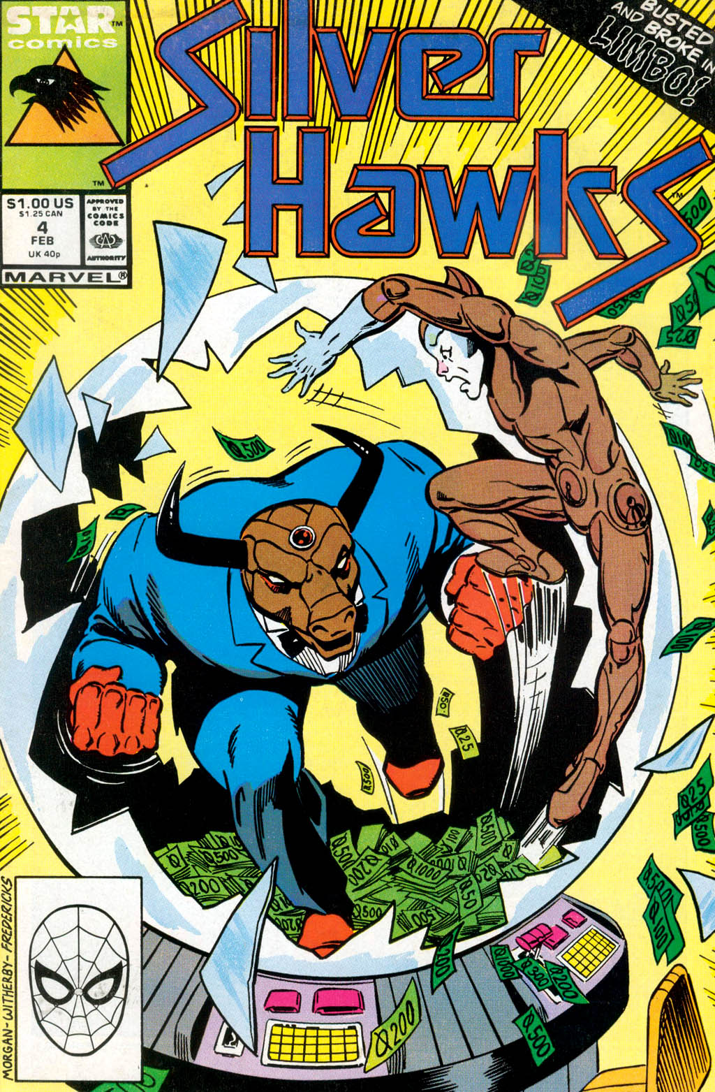 Read online SilverHawks comic -  Issue #4 - 1