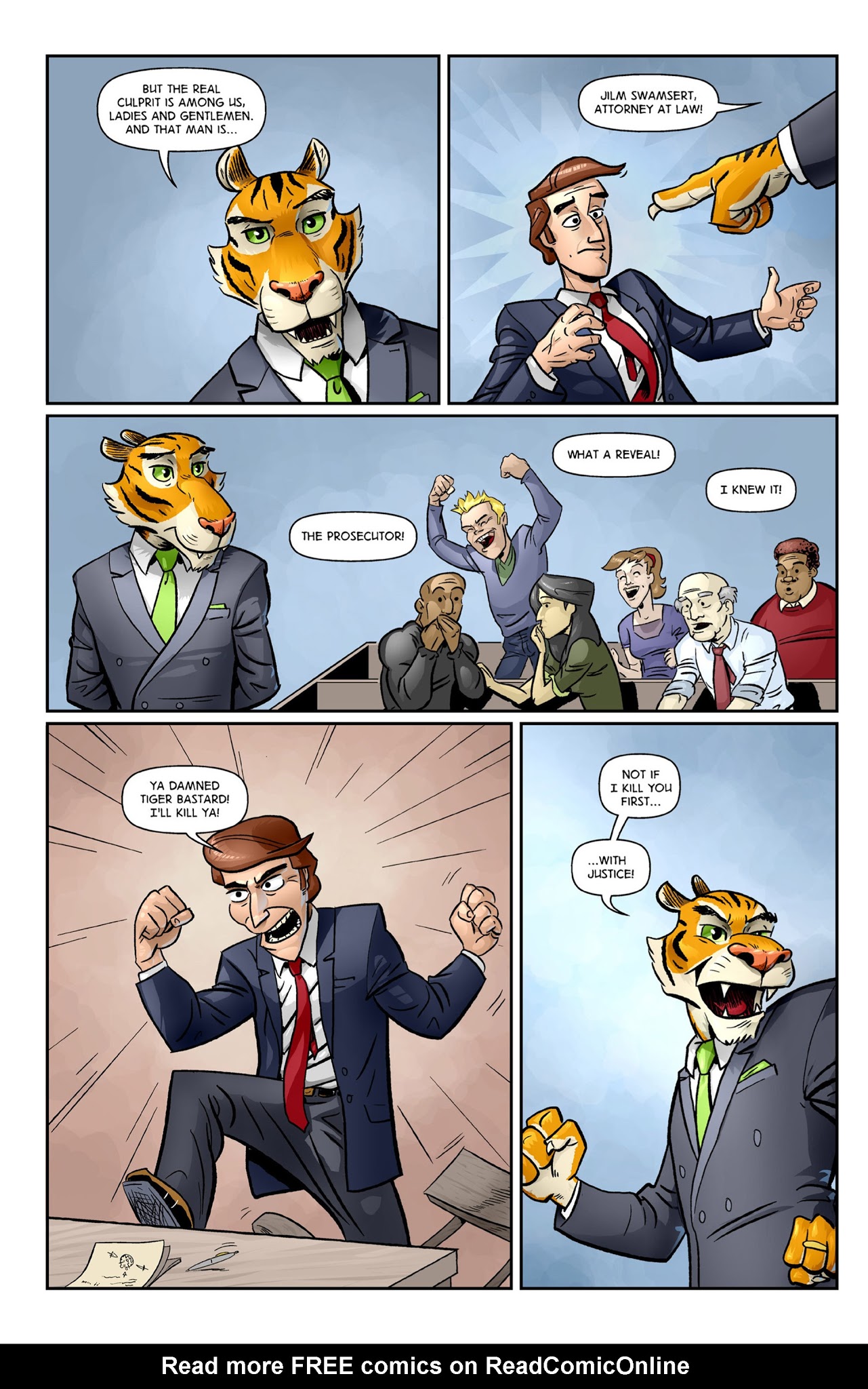 Read online Tiger Lawyer comic -  Issue #1 - 7