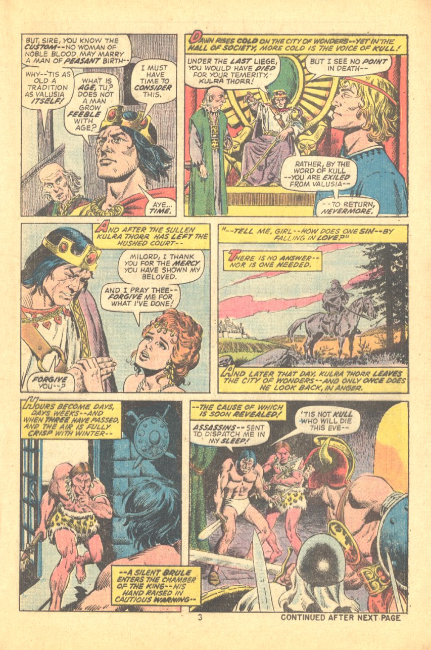 Read online Kull, the Conqueror (1971) comic -  Issue #7 - 4
