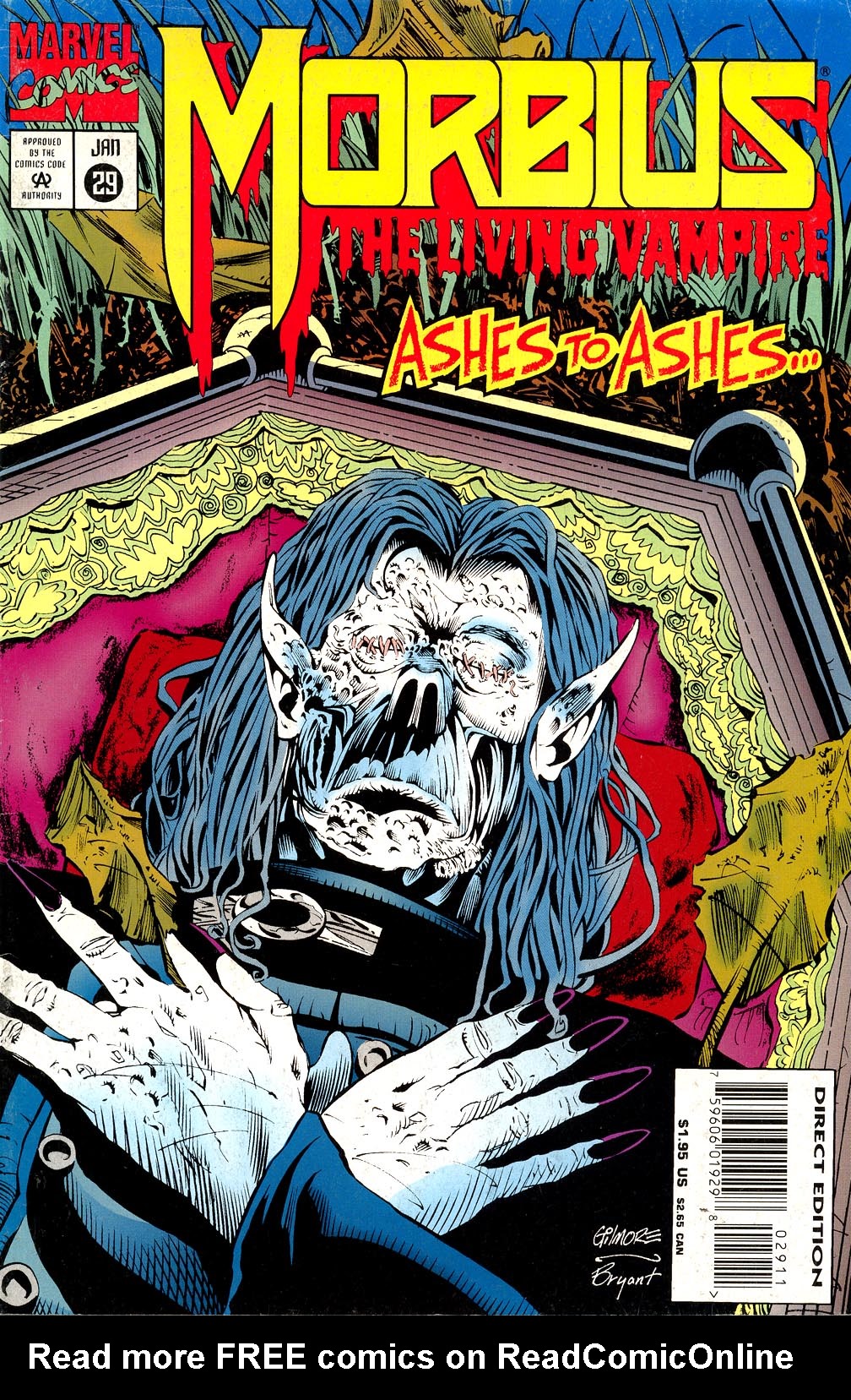 Read online Morbius: The Living Vampire (1992) comic -  Issue #29 - 1