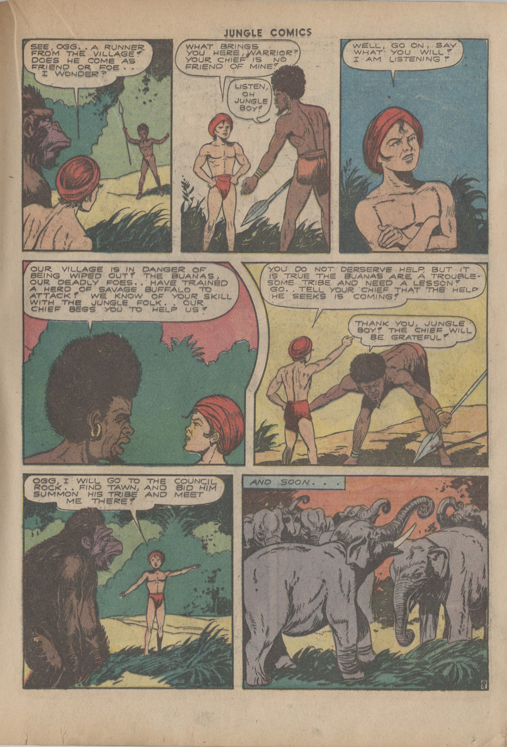 Read online Jungle Comics comic -  Issue #49 - 33