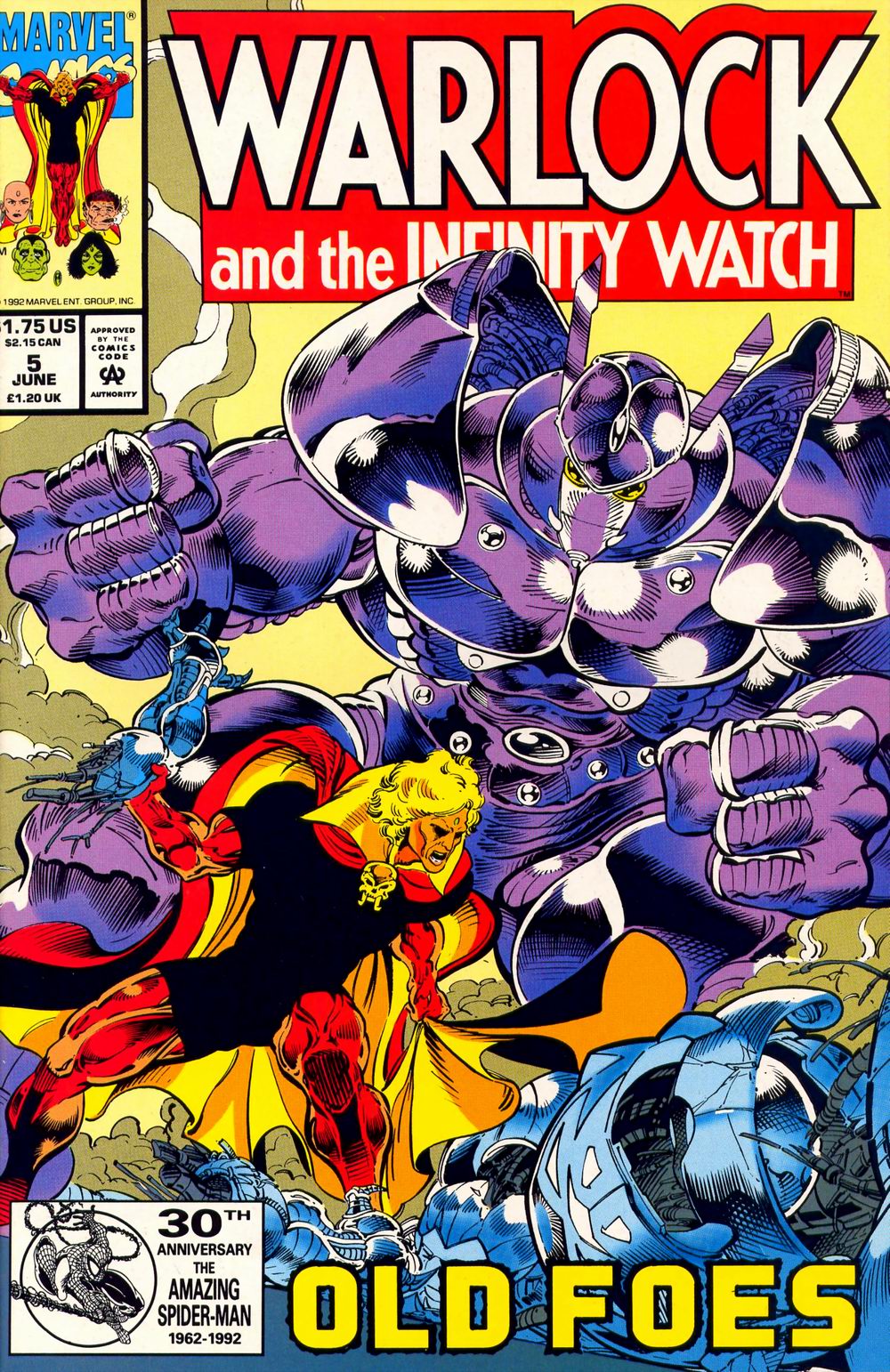Read online Warlock and the Infinity Watch comic -  Issue #5 - 1
