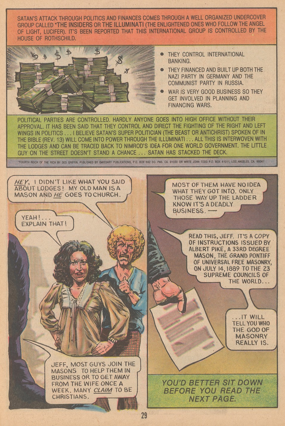 Read online The Crusaders (1974) comic -  Issue #9 - 31