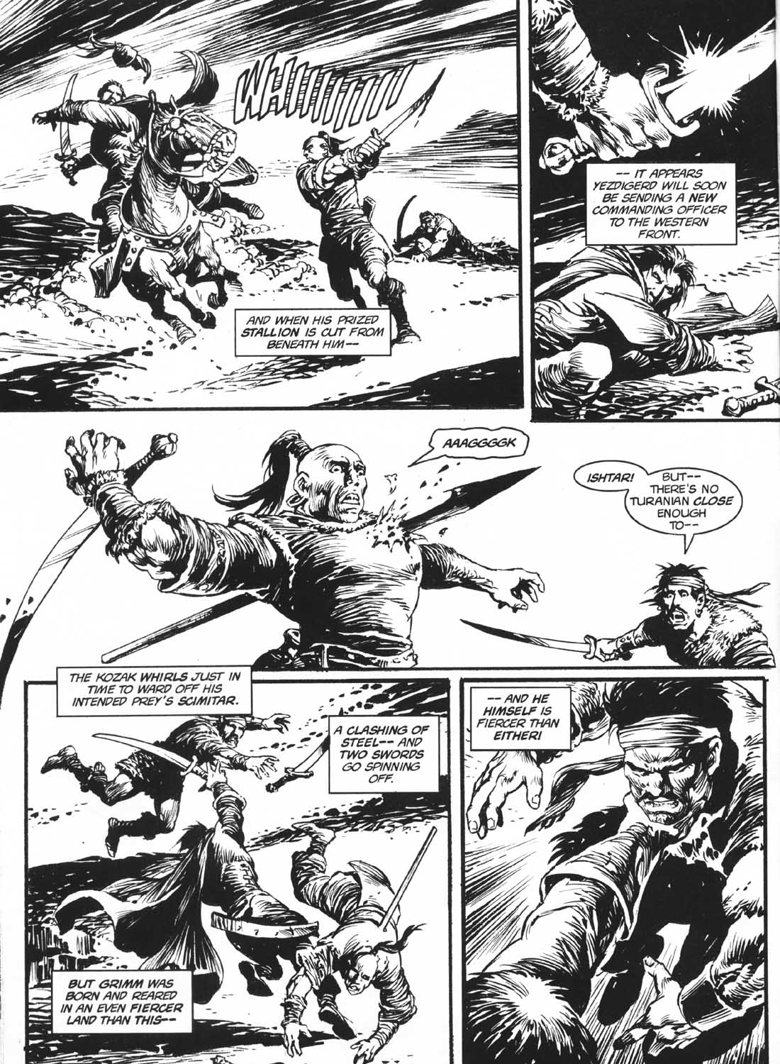 Read online The Savage Sword Of Conan comic -  Issue #232 - 9