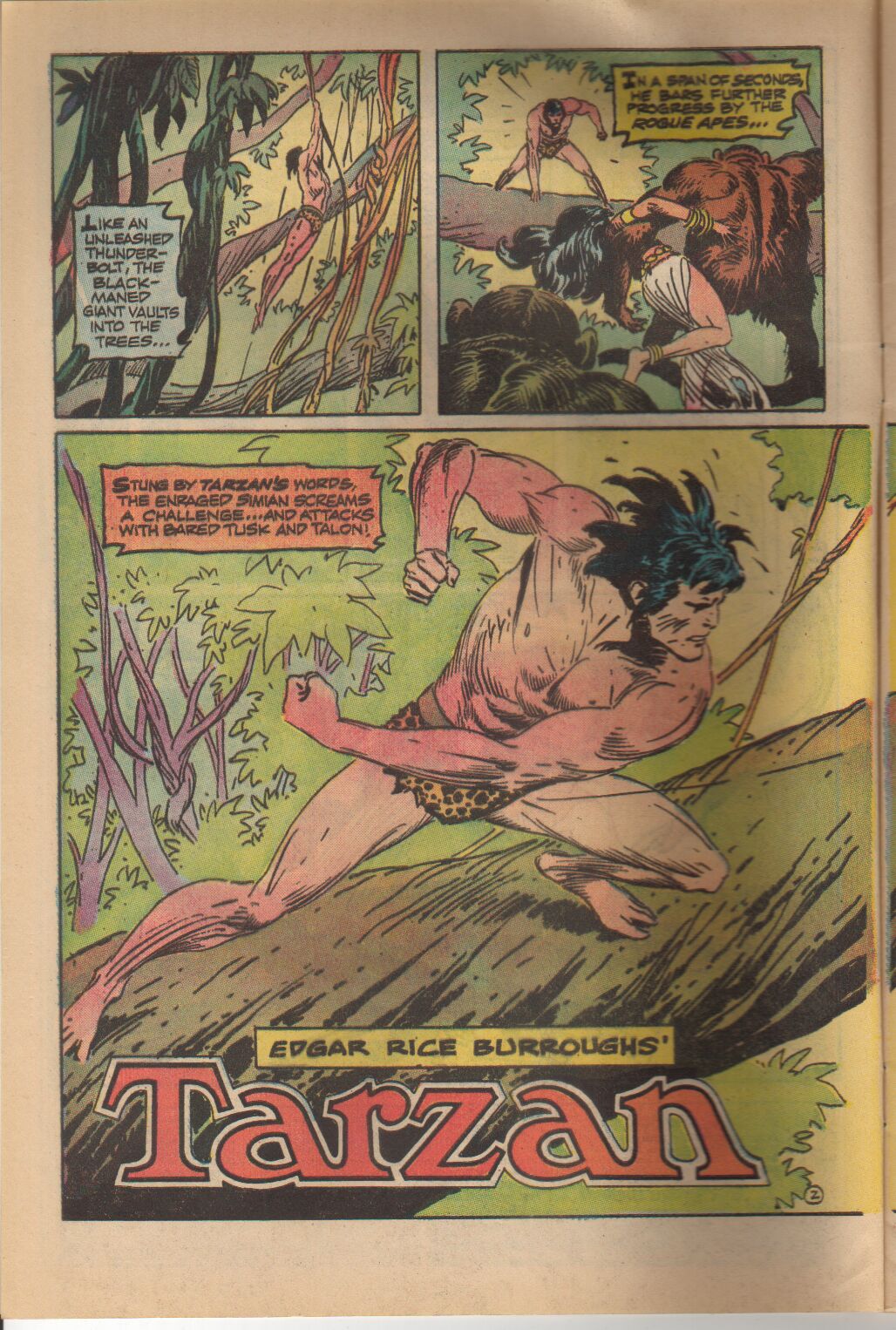 Read online Tarzan (1972) comic -  Issue #224 - 3