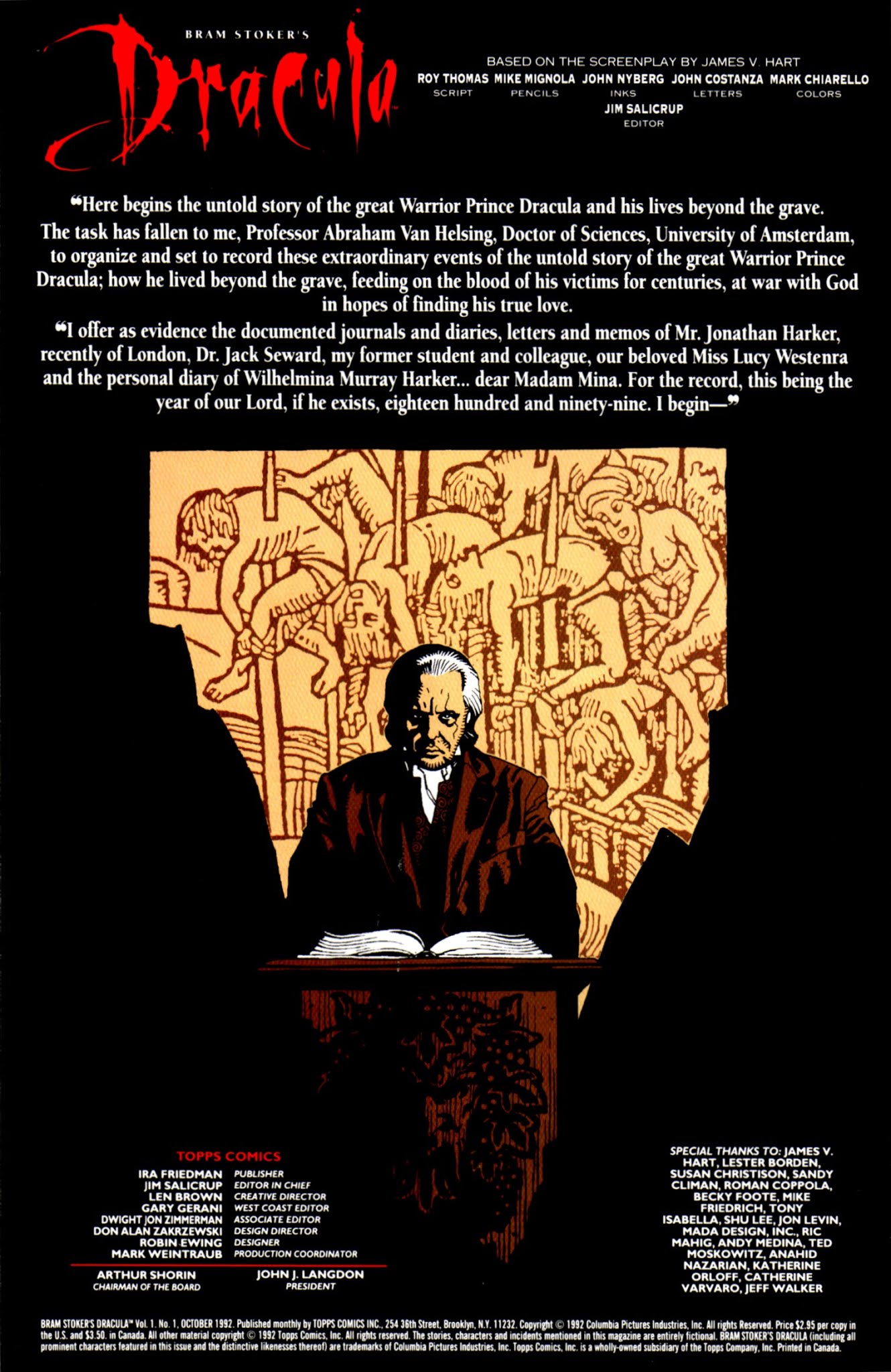 Read online Bram Stoker's Dracula comic -  Issue #1 - 2