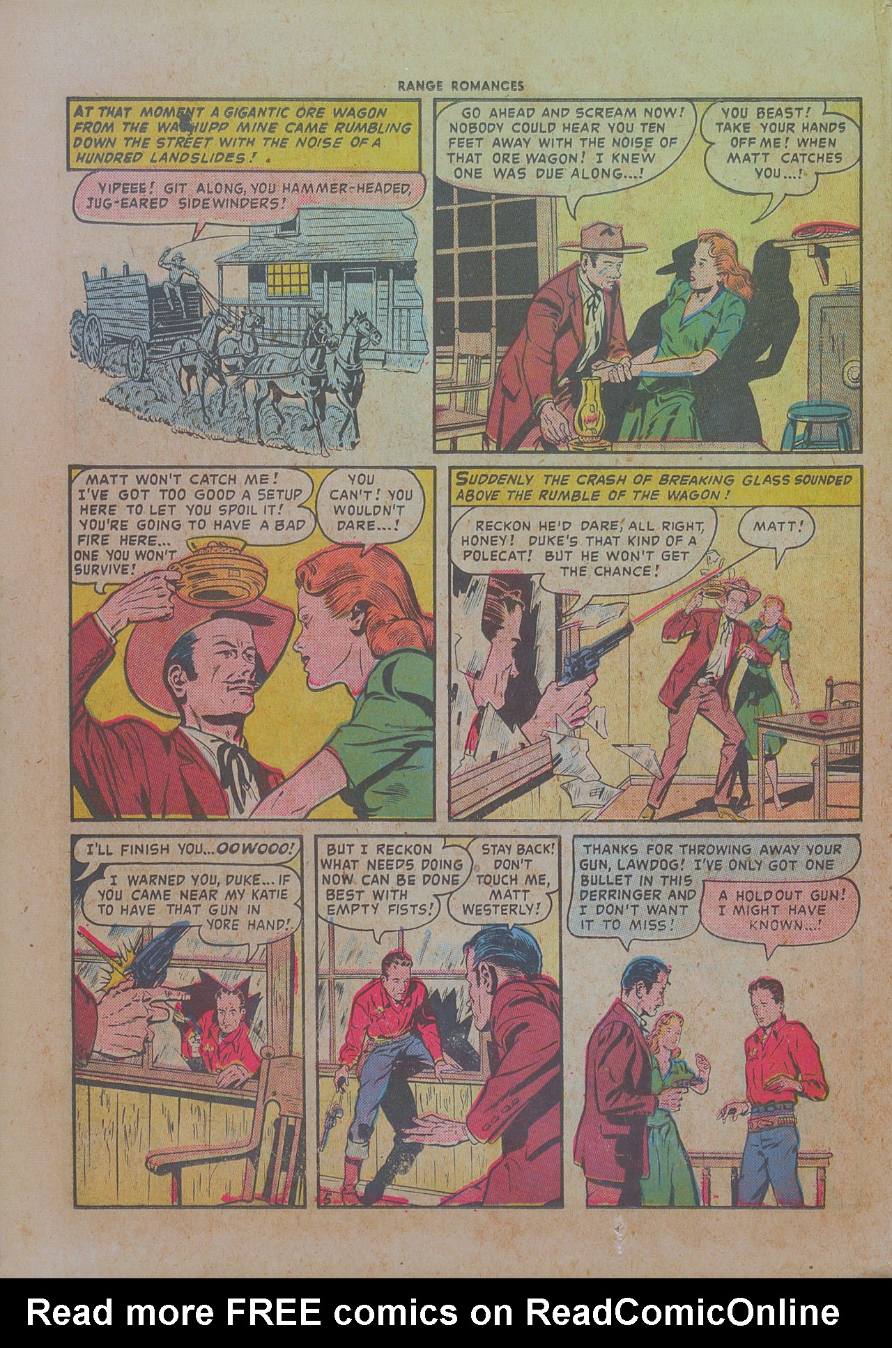 Read online Range Romances comic -  Issue #1 - 16