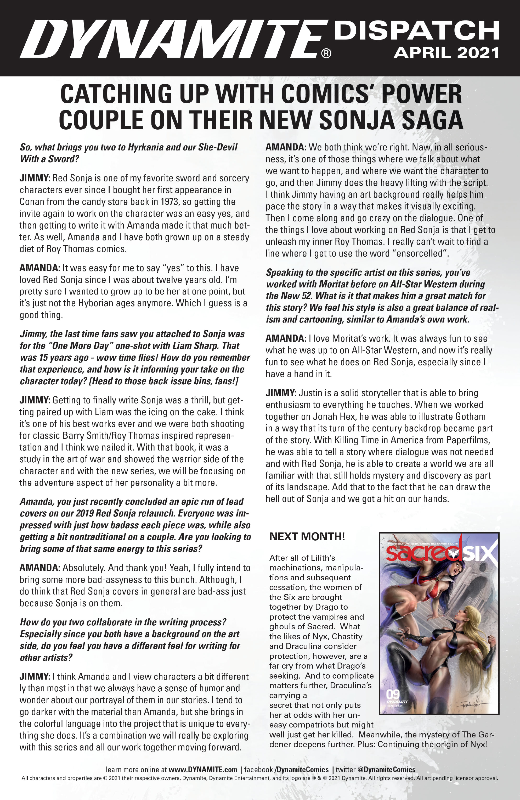 Read online Sacred Six comic -  Issue #8 - 26