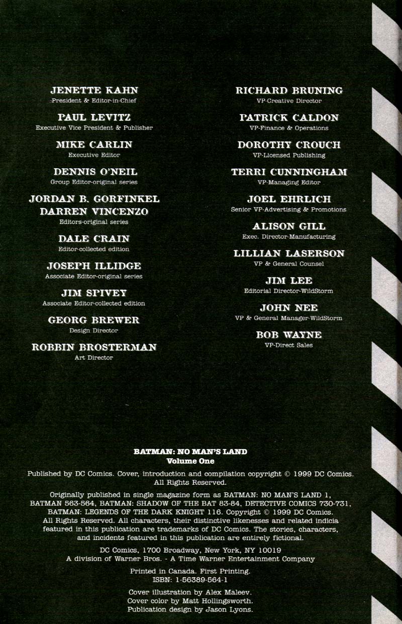 Read online Batman: No Man's Land comic -  Issue # TPB 1 - 3