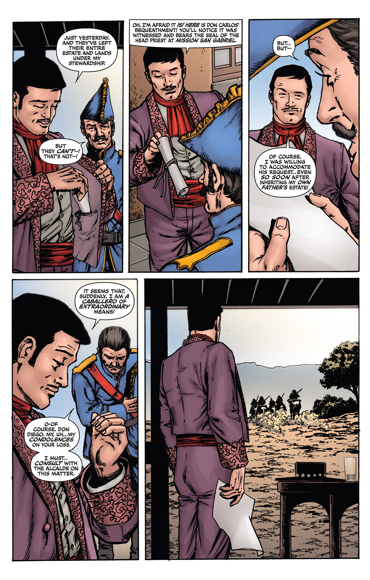Read online Zorro Rides Again comic -  Issue #6 - 16