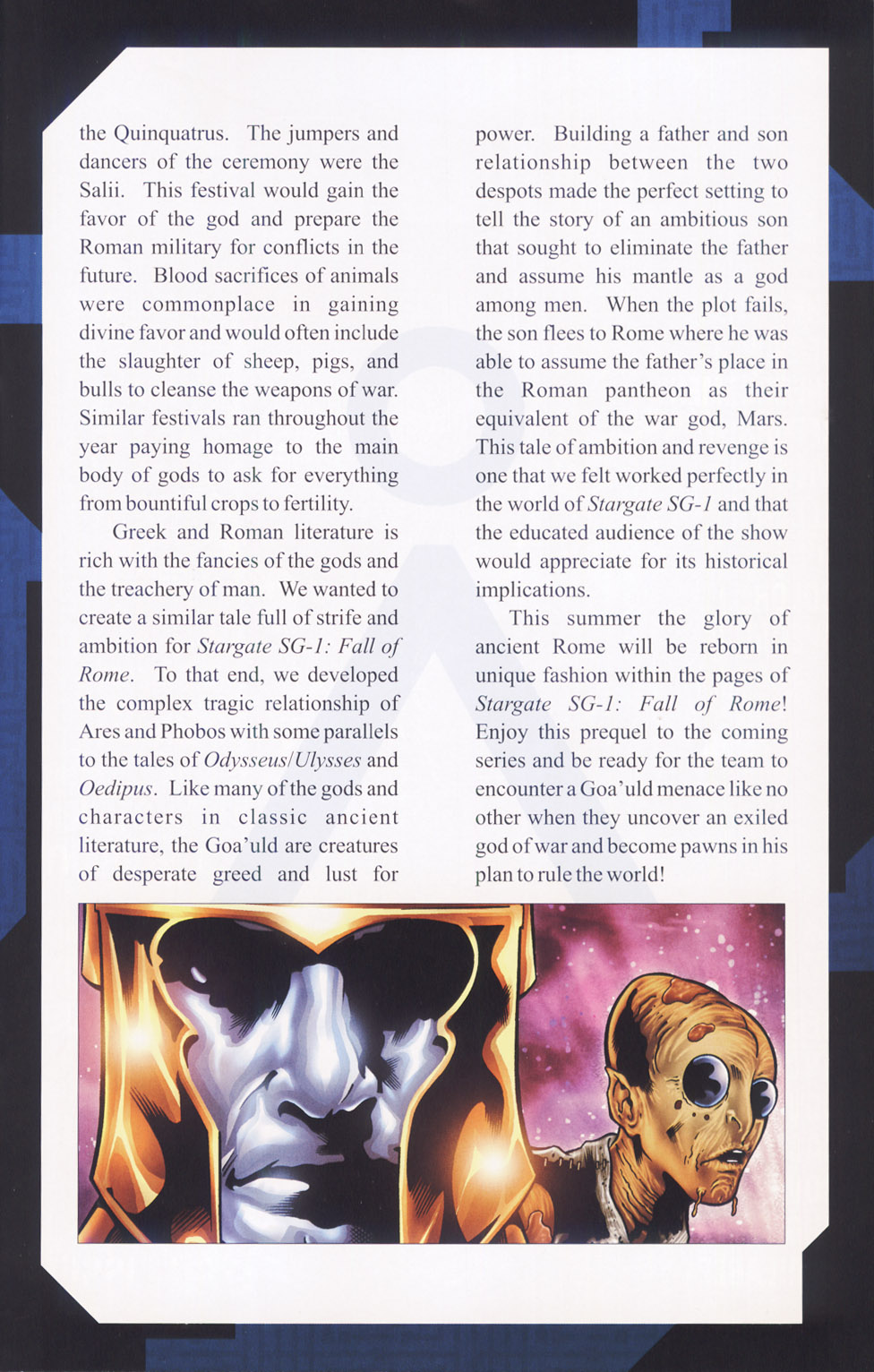 Read online Stargate SG-1: Fall of Rome comic -  Issue # _Prequel - 15