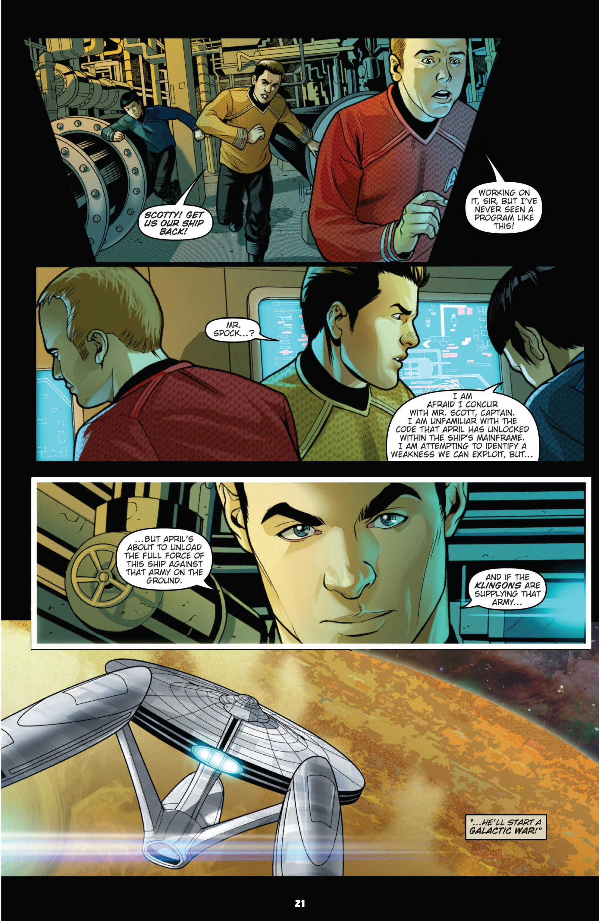 Read online Star Trek: Countdown To Darkness comic -  Issue #3 - 24