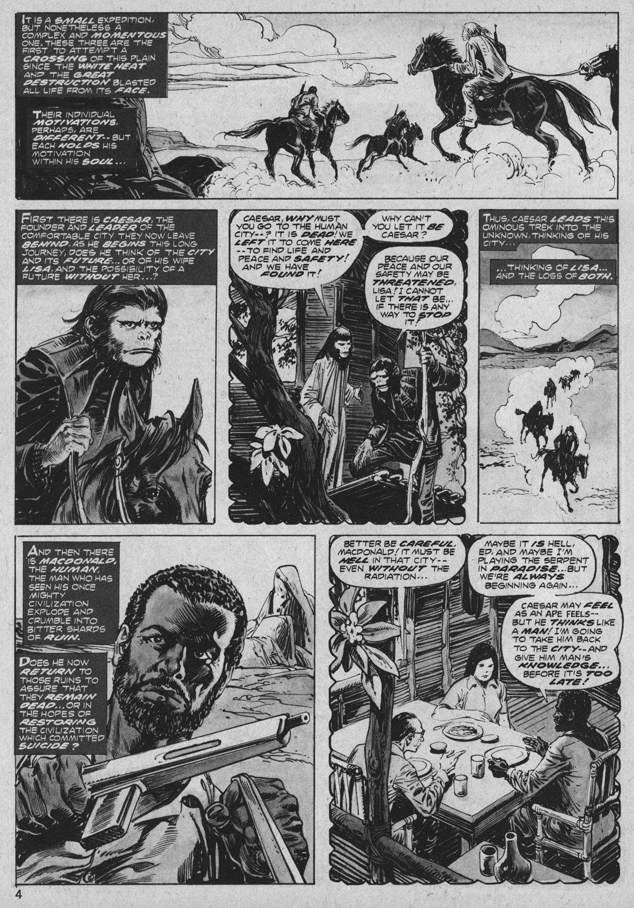 Read online Planet of the Apes comic -  Issue #24 - 4