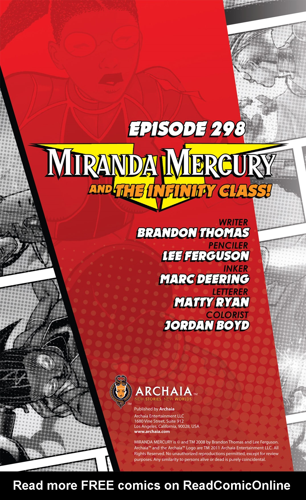 Read online The Many Adventures of Miranda Mercury: Time Runs Out comic -  Issue # TPB - 95