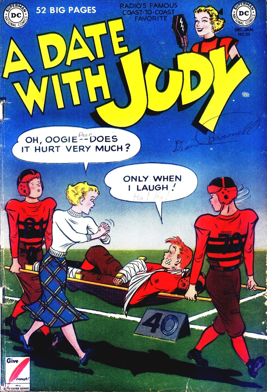 Read online A Date with Judy comic -  Issue #20 - 1