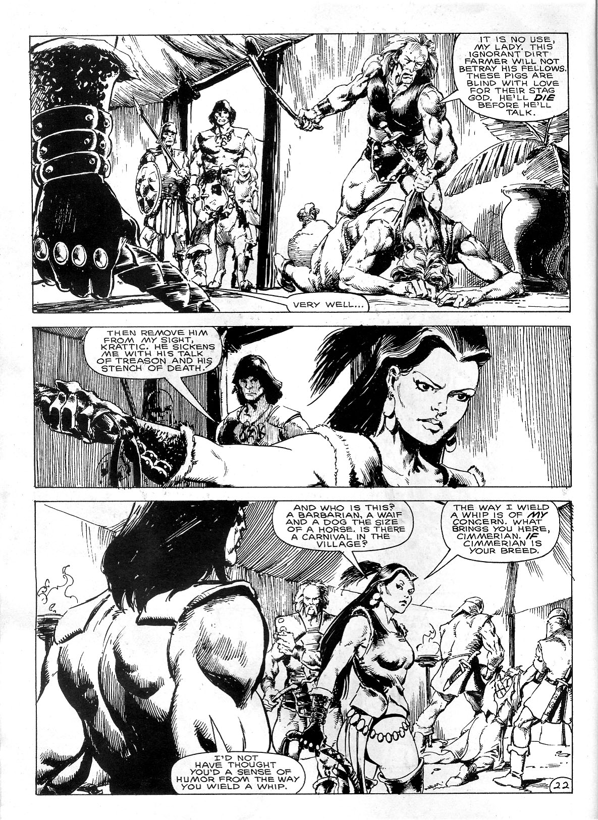 Read online The Savage Sword Of Conan comic -  Issue #145 - 28