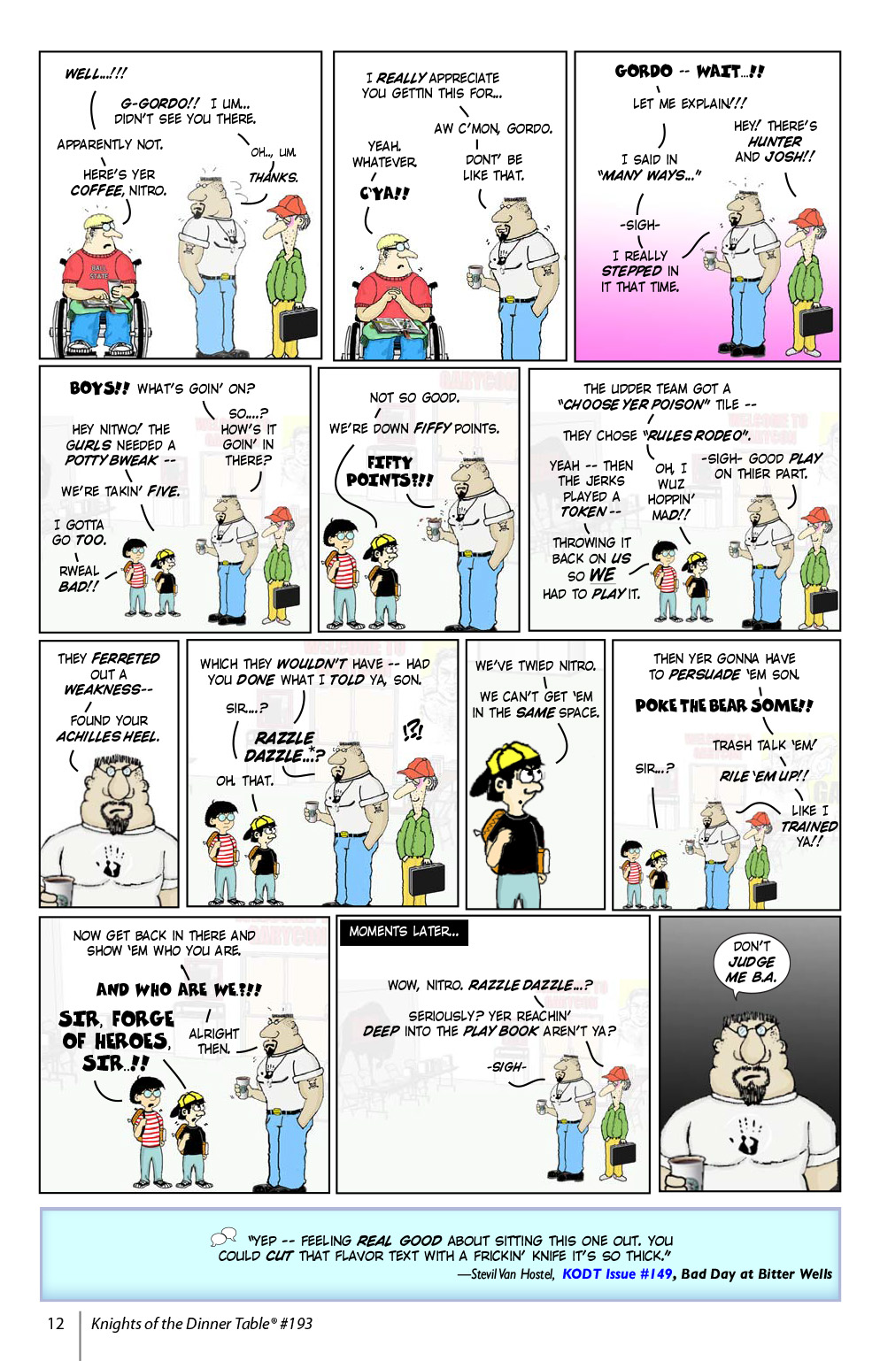 Read online Knights of the Dinner Table comic -  Issue #193 - 14