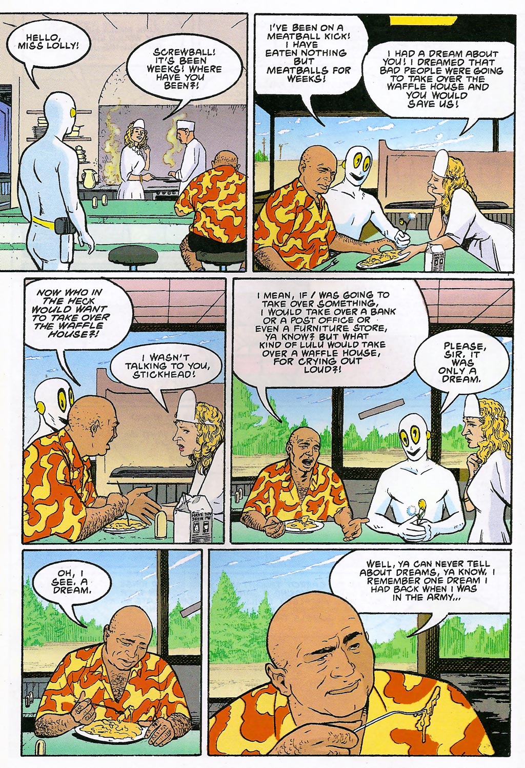 Read online Bob Burden's Original Mysterymen Comics comic -  Issue #3 - 8