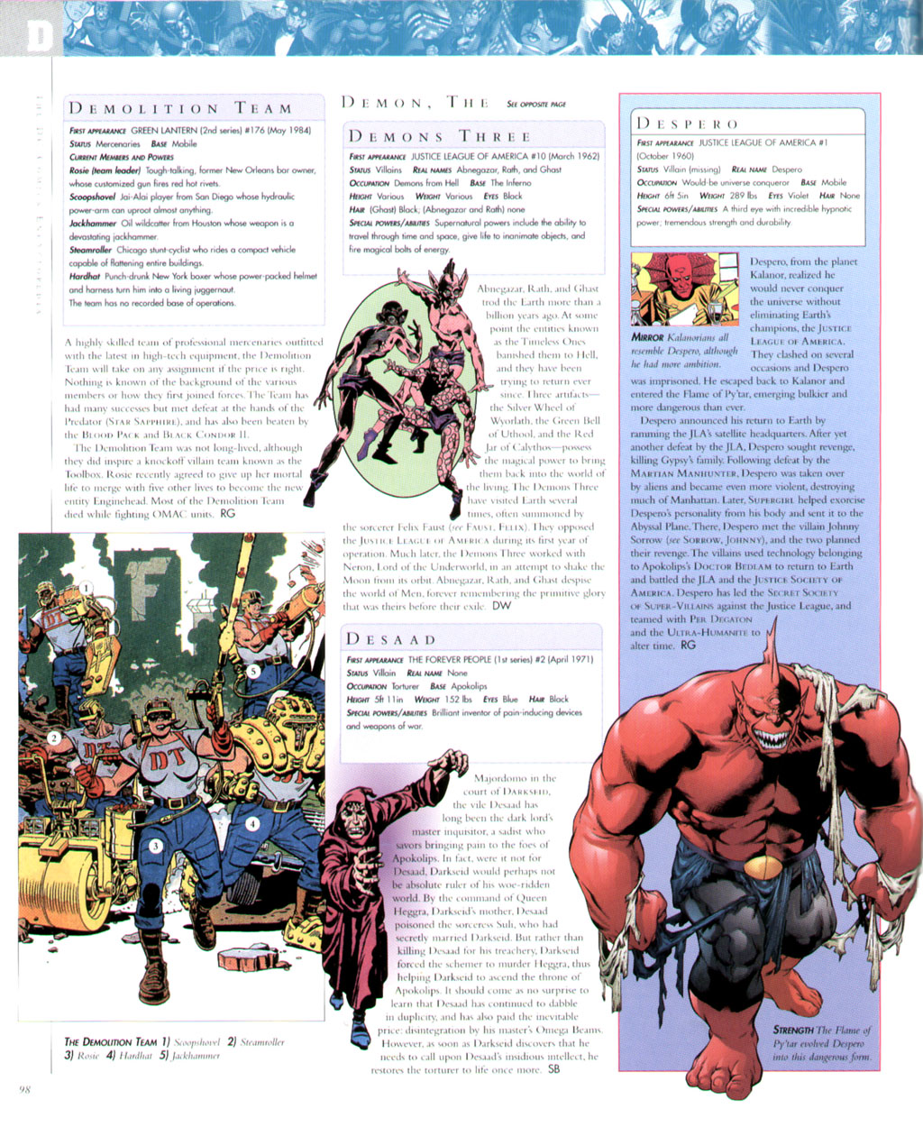 Read online The DC Comics Encyclopedia comic -  Issue # TPB 2 (Part 1) - 97