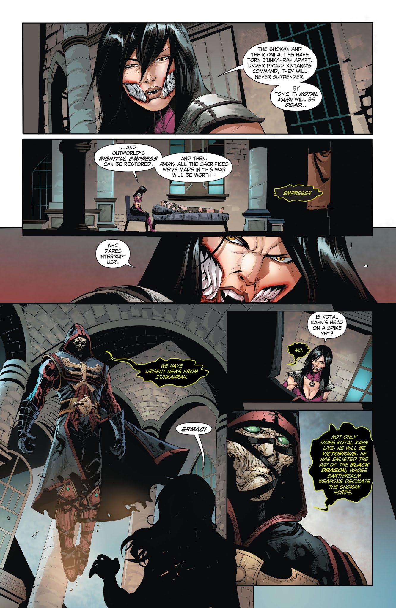 Read online Mortal Kombat X [I] comic -  Issue # _TPB 2 - 88