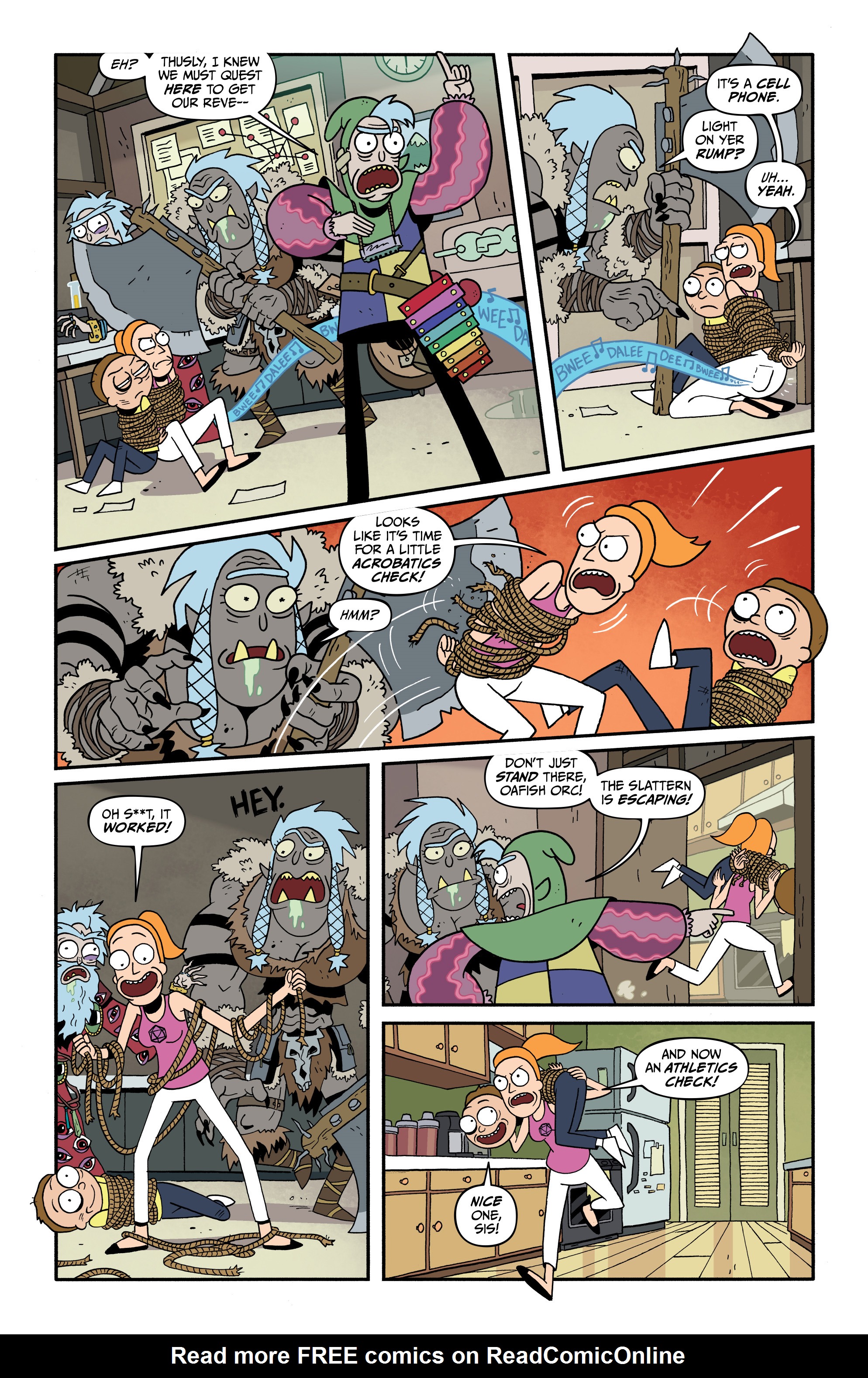 Read online Rick and Morty vs. Dungeons & Dragons II: Painscape comic -  Issue #2 - 10