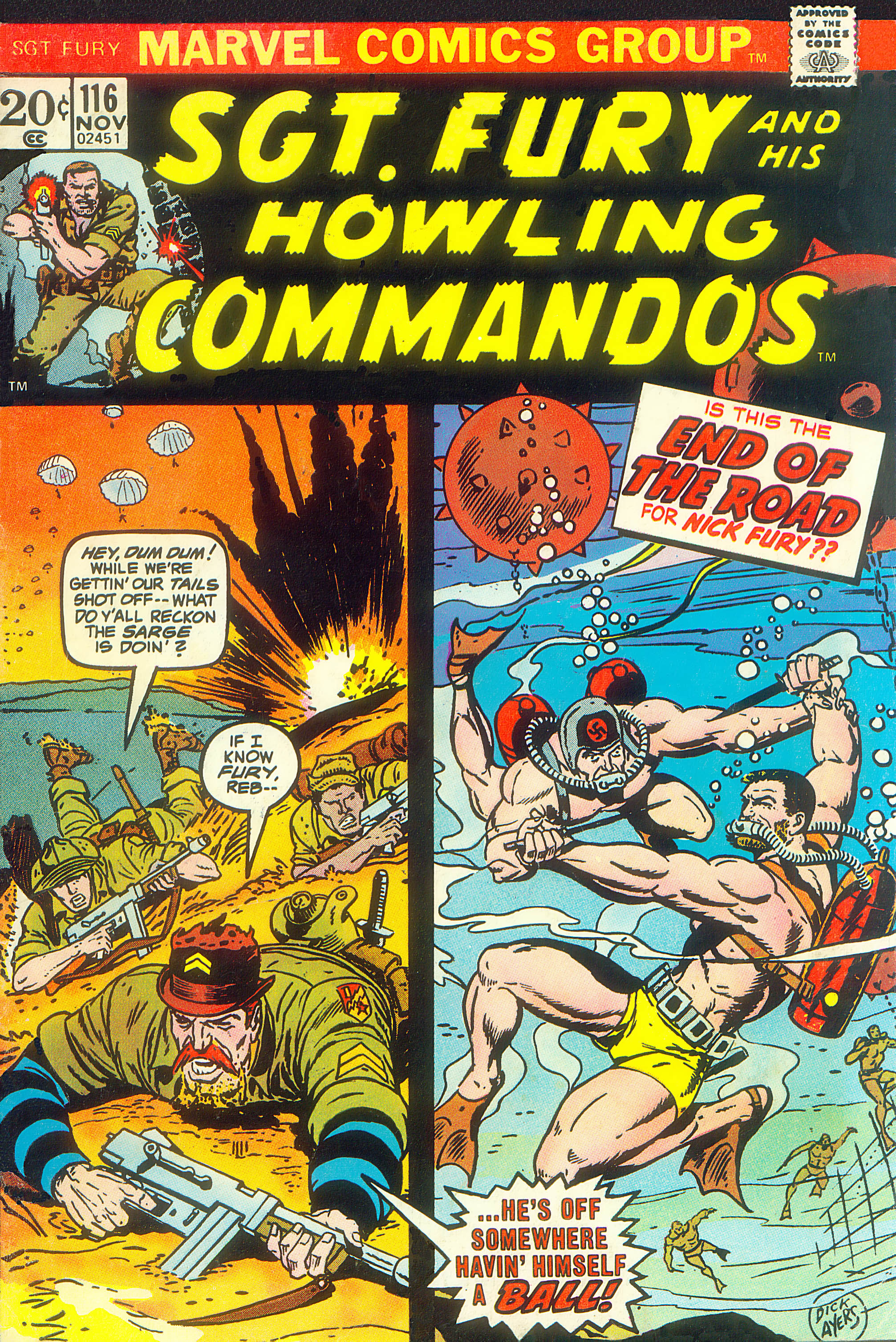 Read online Sgt. Fury comic -  Issue #116 - 1