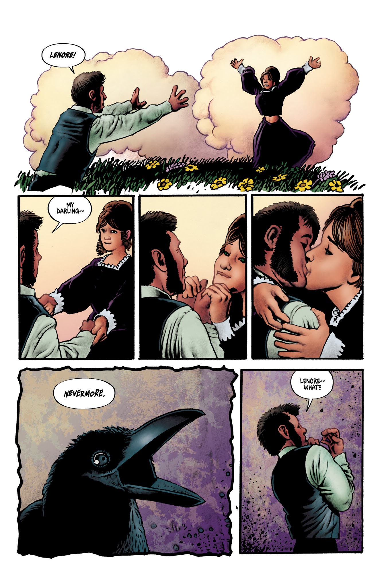 Read online Edgar Allan Poe's The Raven and the Red Death comic -  Issue # Full - 9