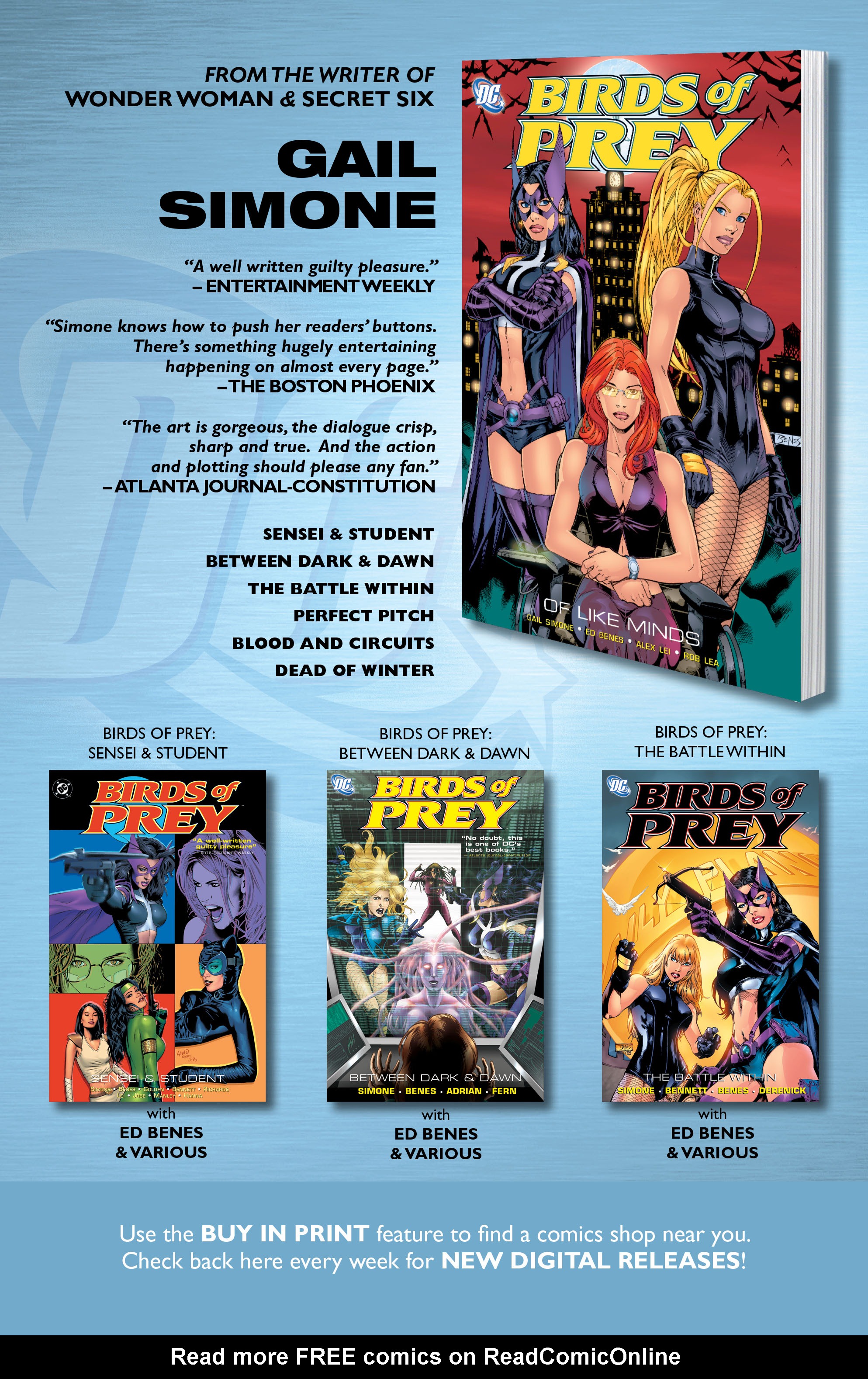 Read online Birds of Prey (1999) comic -  Issue #15 - 24