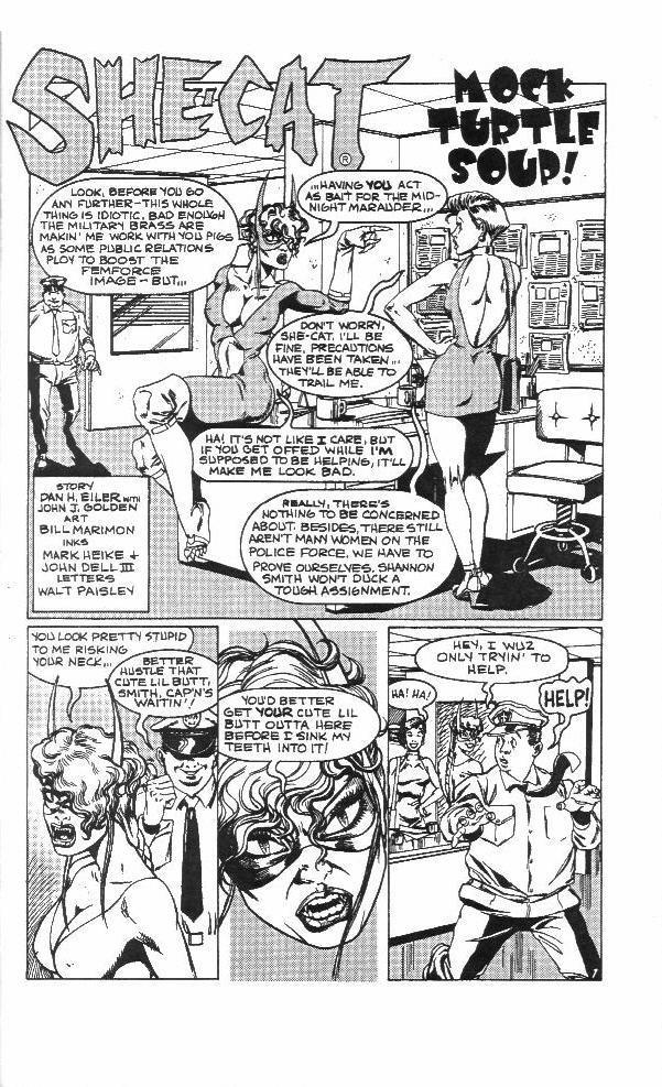 Read online Femforce: Claws of the She-Cat comic -  Issue # Full - 3