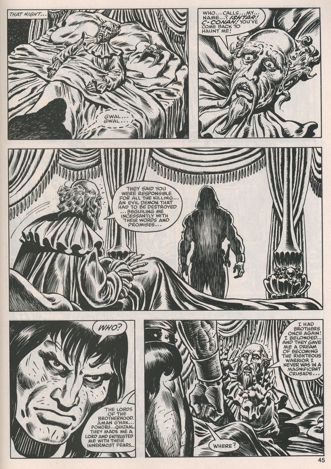 The Savage Sword Of Conan issue 116 - Page 45