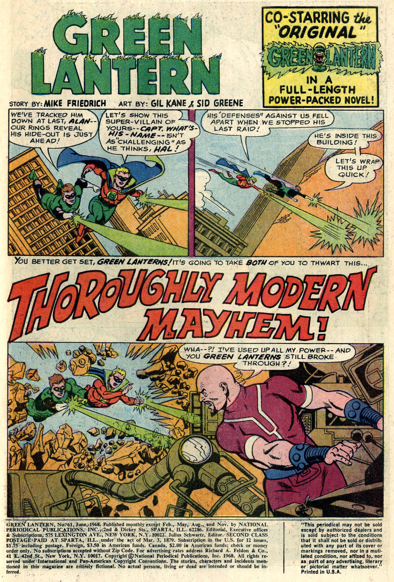 Read online Green Lantern (1960) comic -  Issue #61 - 3