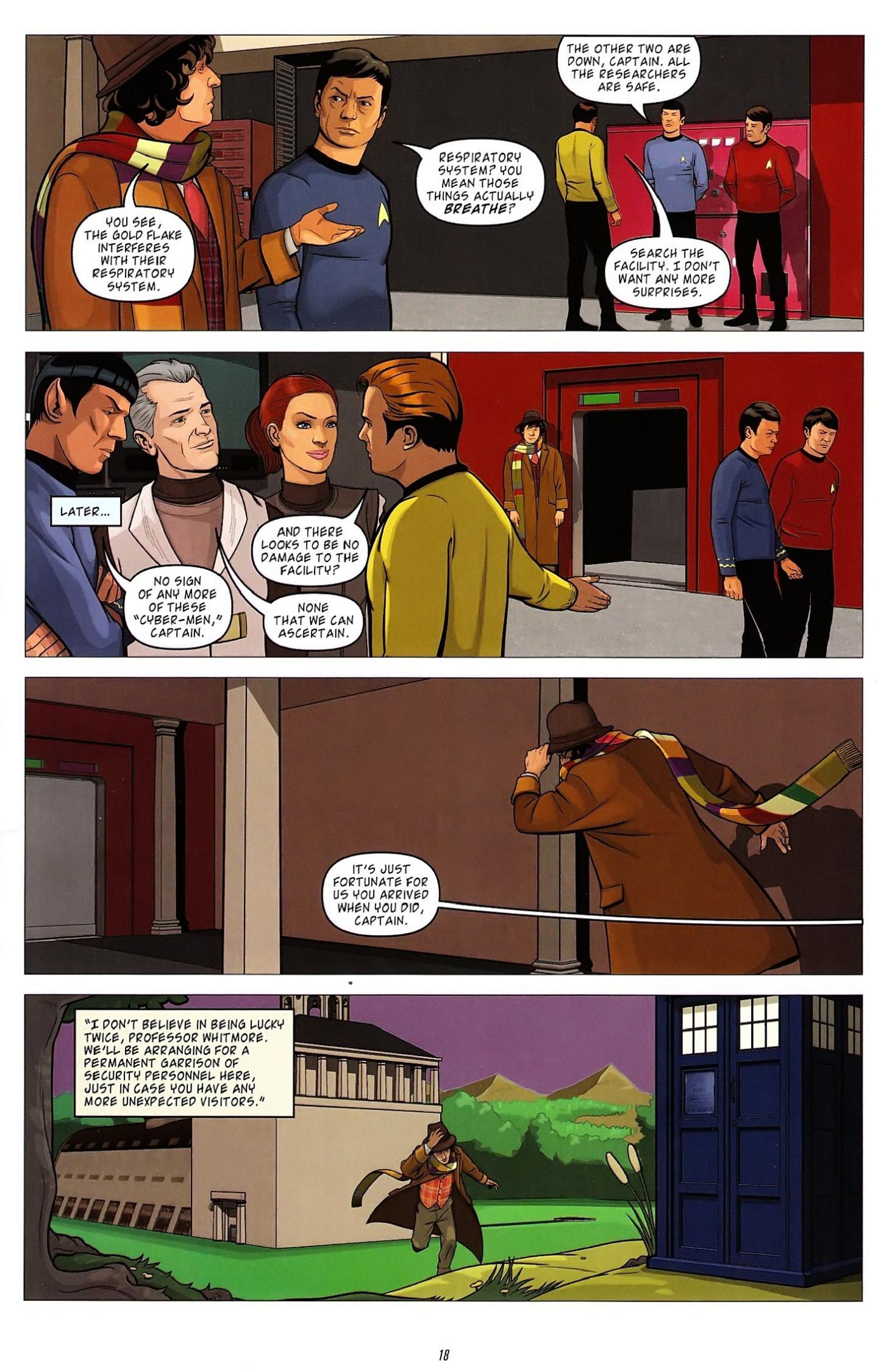 Read online Star Trek: The Next Generation/Doctor Who: Assimilation² comic -  Issue #3 - 21