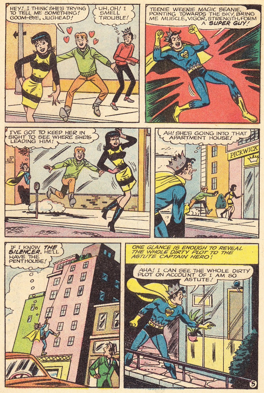 Read online Jughead As Captain Hero comic -  Issue #5 - 7